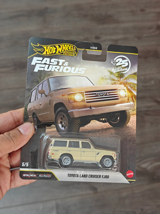 Premium Hot Wheels Toyota Land Cruiser FJ60 - Fast & Furious (Imported)