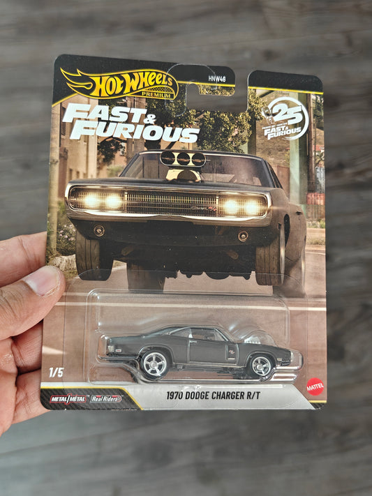 Premium Hot Wheels 1970 Dodge Charger R/T - Fast & Furious (Imported)
