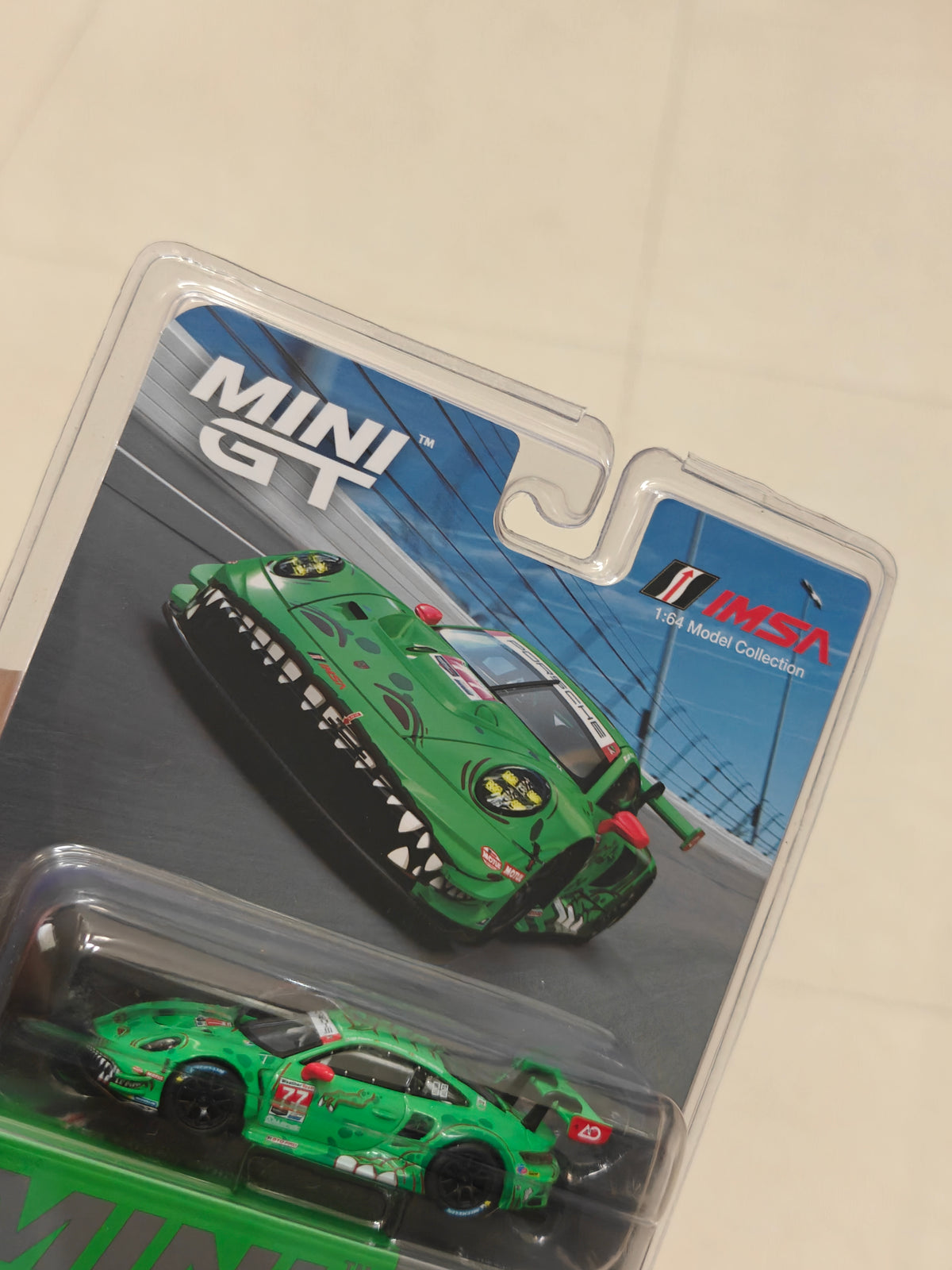 Mini GT Rexy Porsche 911 GT3 R #77 AO Racing #889 (GTD Pro 2nd Place)
