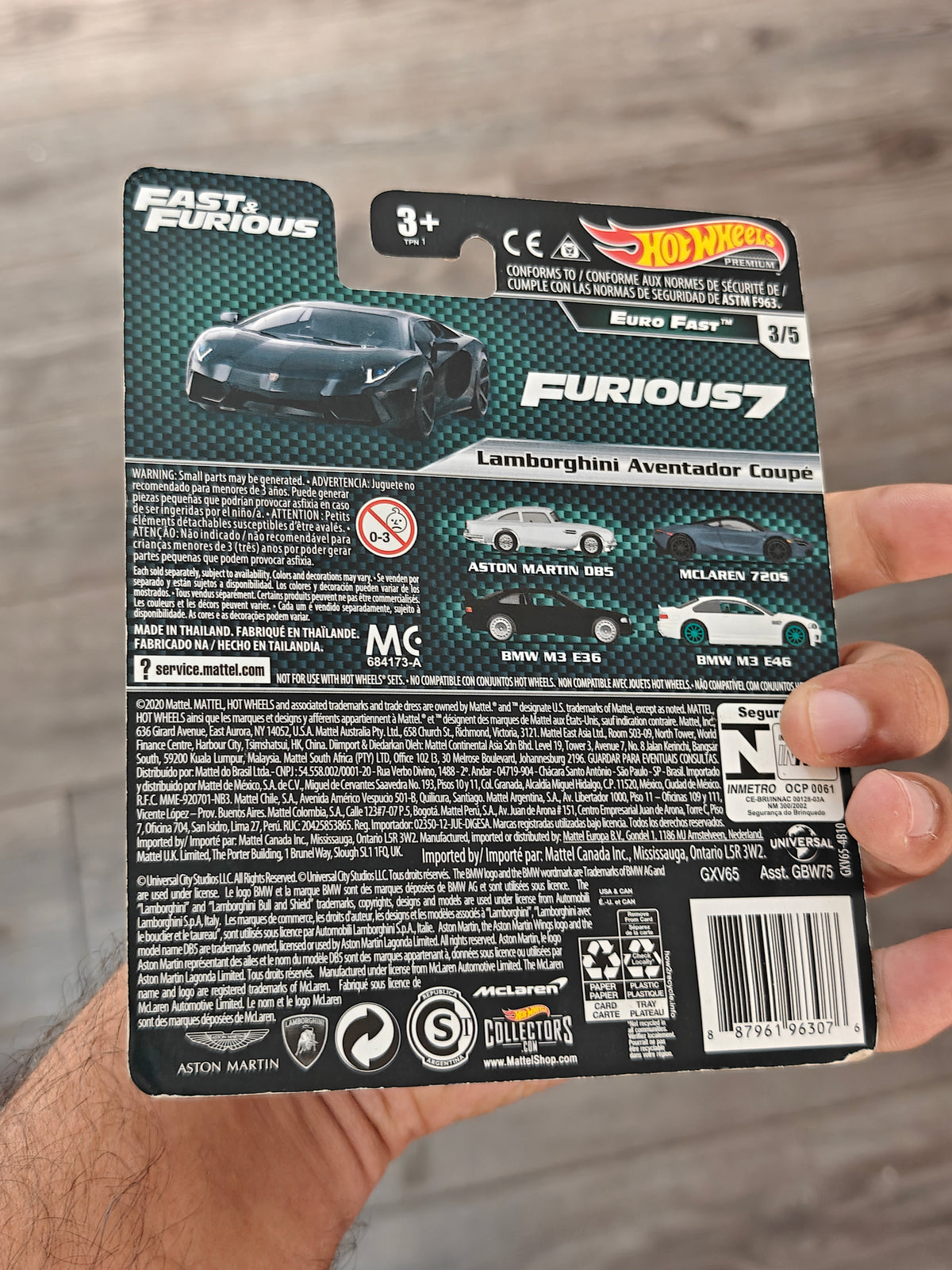 Premium Hot Wheels Lamborghini Aventador Coupe - Fast & Furious (Imported)