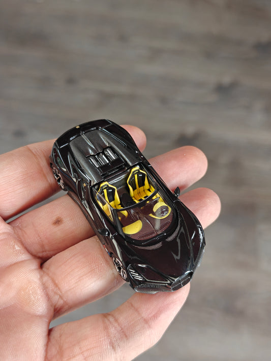 Mini GT Bugatti W16 Mistral - Black (Open Box)