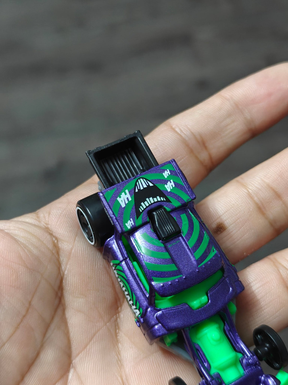 Silver Series Hot Wheels 'The Joker' Aristo Rat - Purple (Uncarded - New) - Kinder Logs