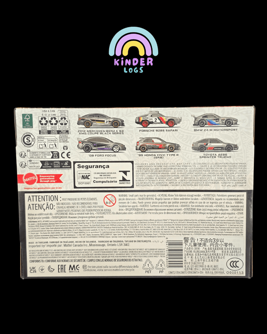 Silver Series ZAMAC Hot Wheels 6 Car Set (Imported) - Kinder Logs