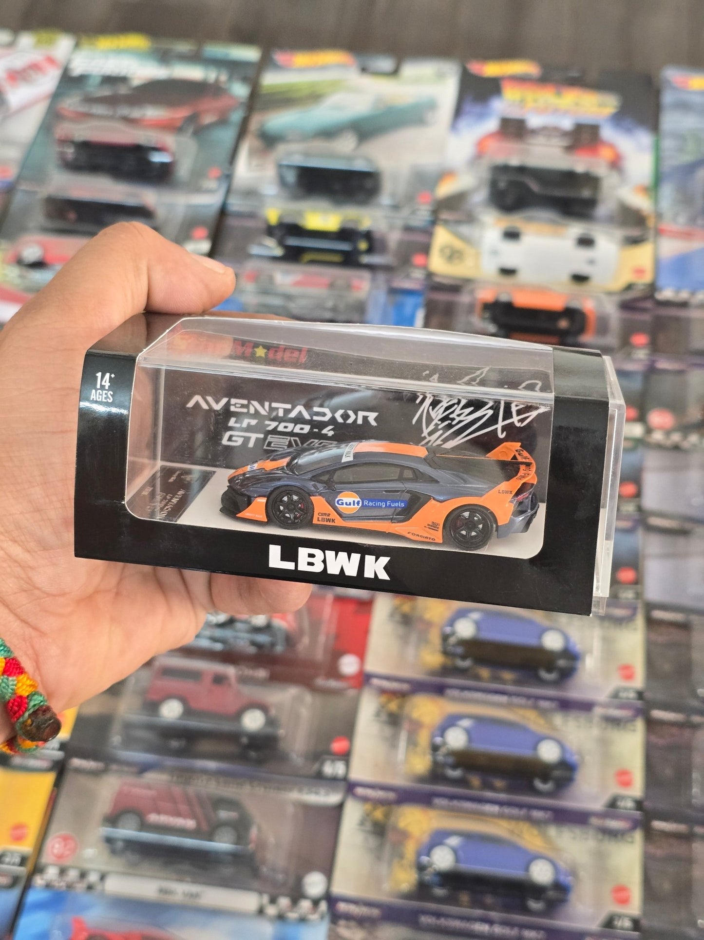 Star Model Lamborghini LBWK LP700 - 4 Aventador GT EVO Gulf Edition - Kinder Logs