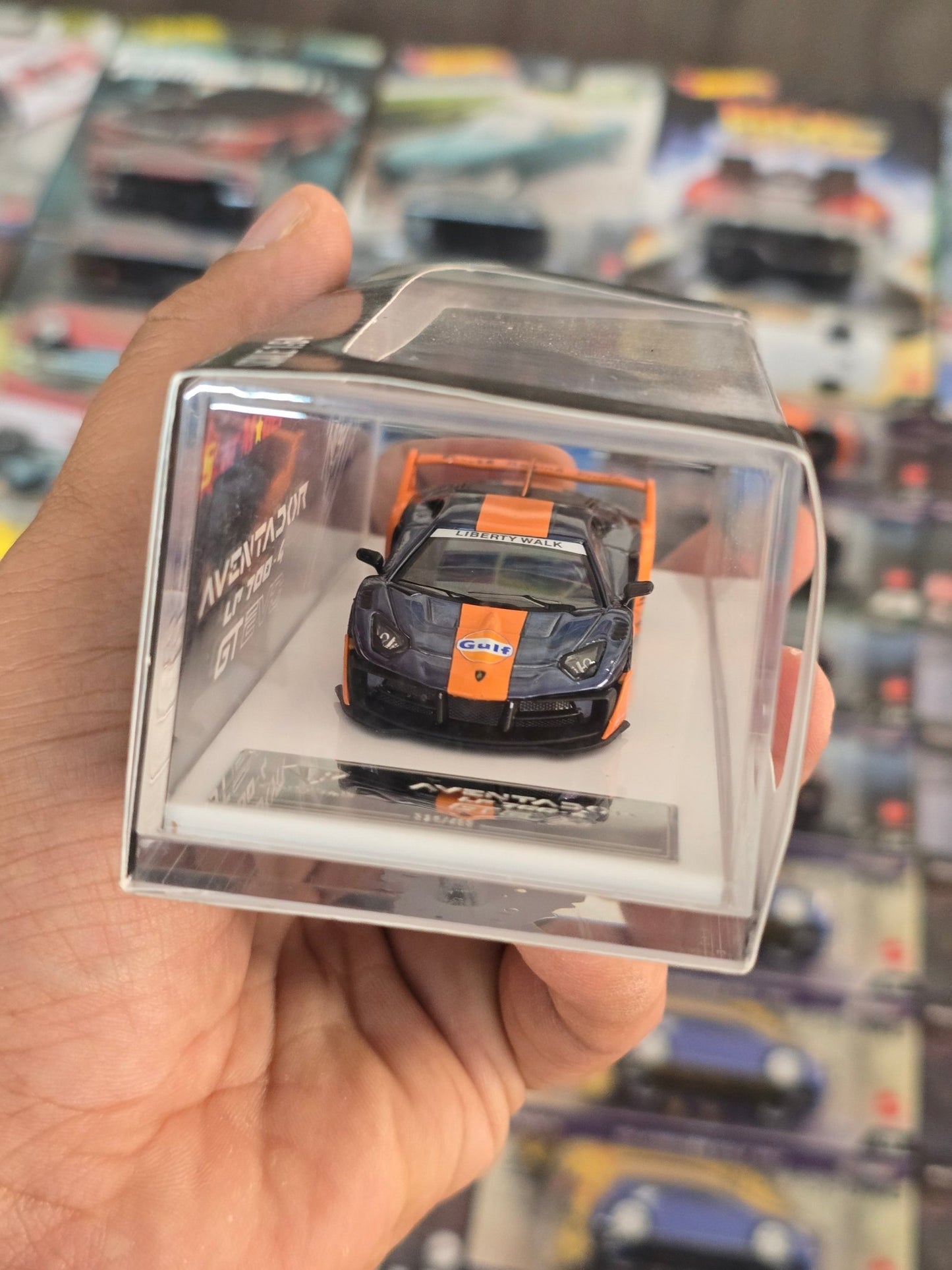 Star Model Lamborghini LBWK LP700 - 4 Aventador GT EVO Gulf Edition - Kinder Logs