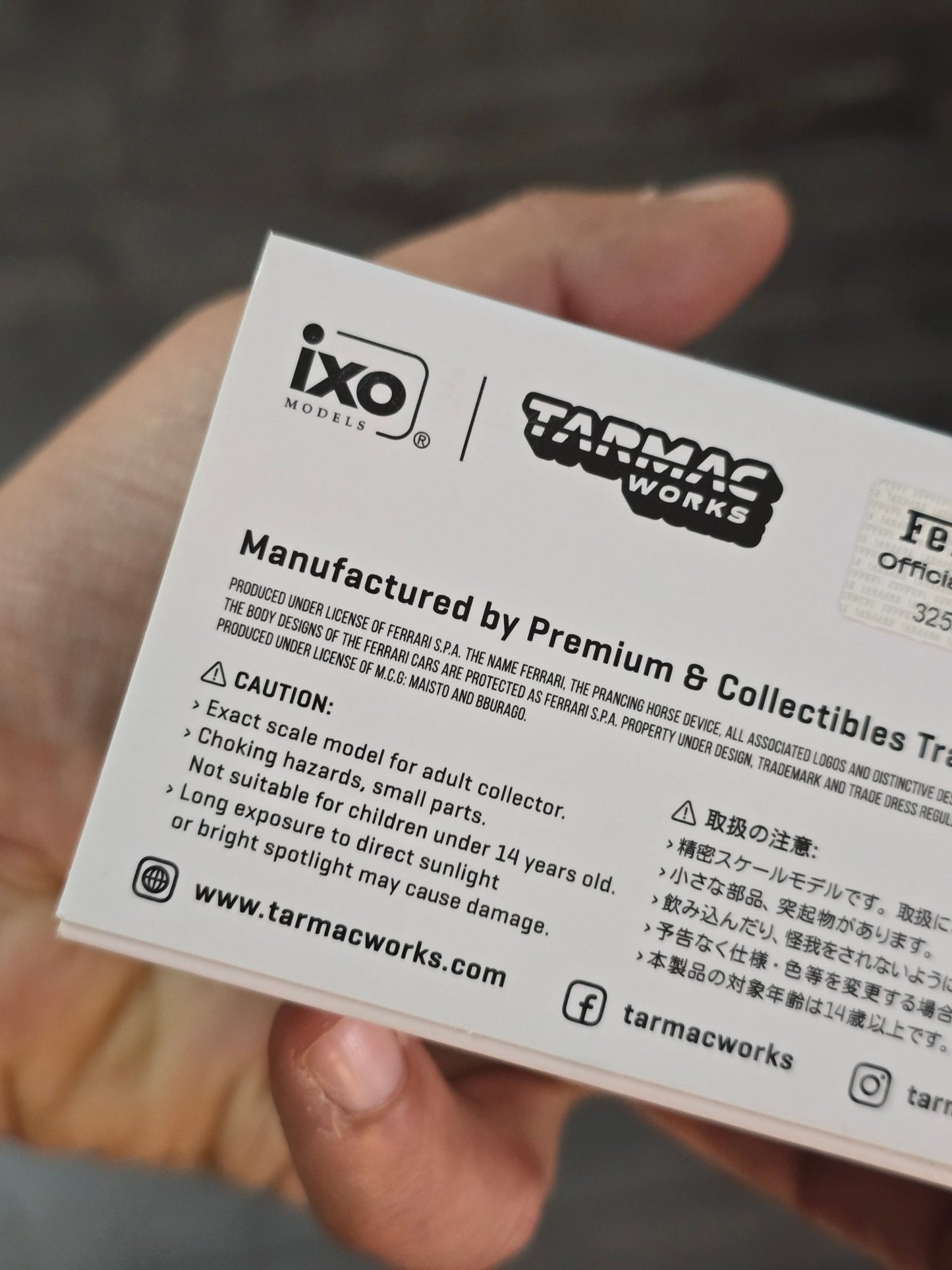 Tarmac Works IXO Ferrari F40 LM - 24h of Le Mans 1995 - Kinder Logs