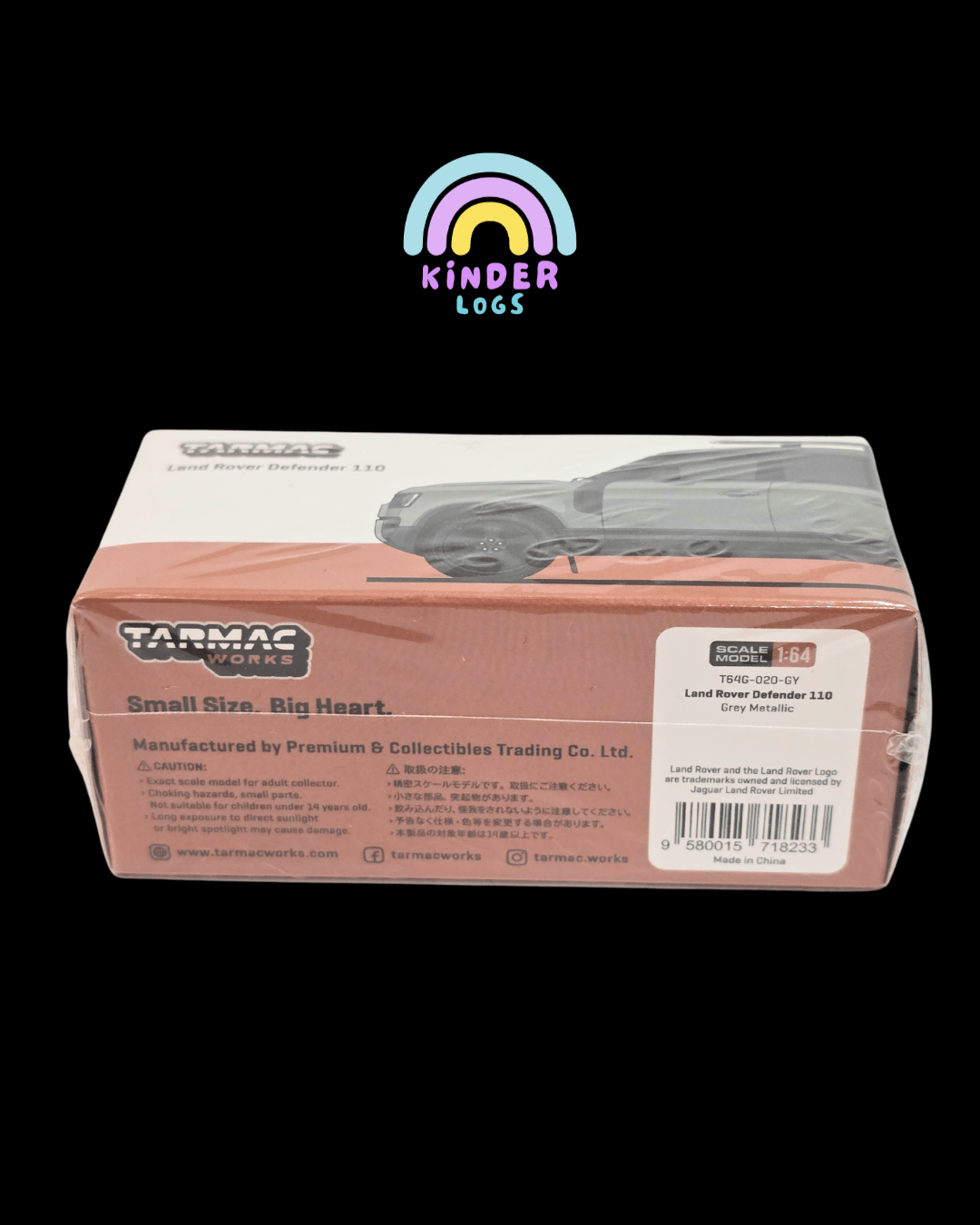 Tarmac Works Land Rover Defender 110 - Grey (Sealed Box) - Kinder Logs