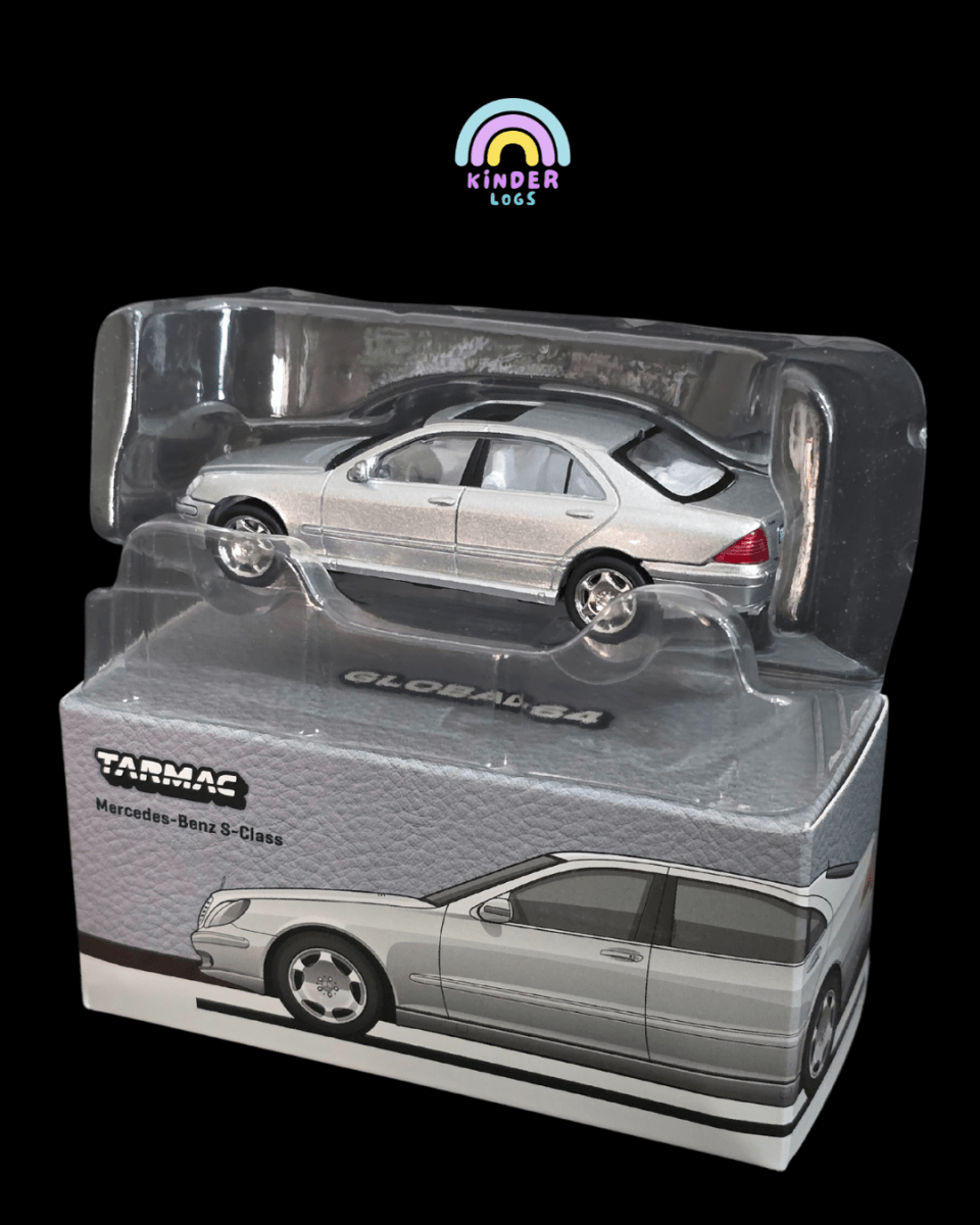 Tarmac Works Mercedes - Benz S - Class - Silver (Open Box) - Kinder Logs