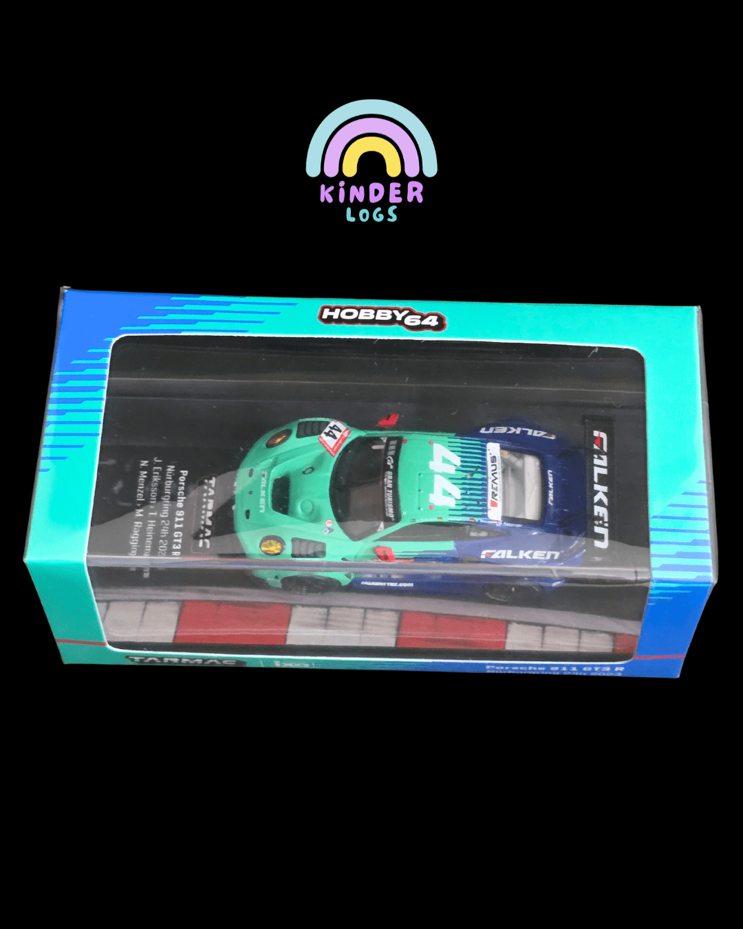 Tarmac Works Porsche 911 GT3 R - Nurburgring 24h 2023 (Sealed Box) - Kinder Logs