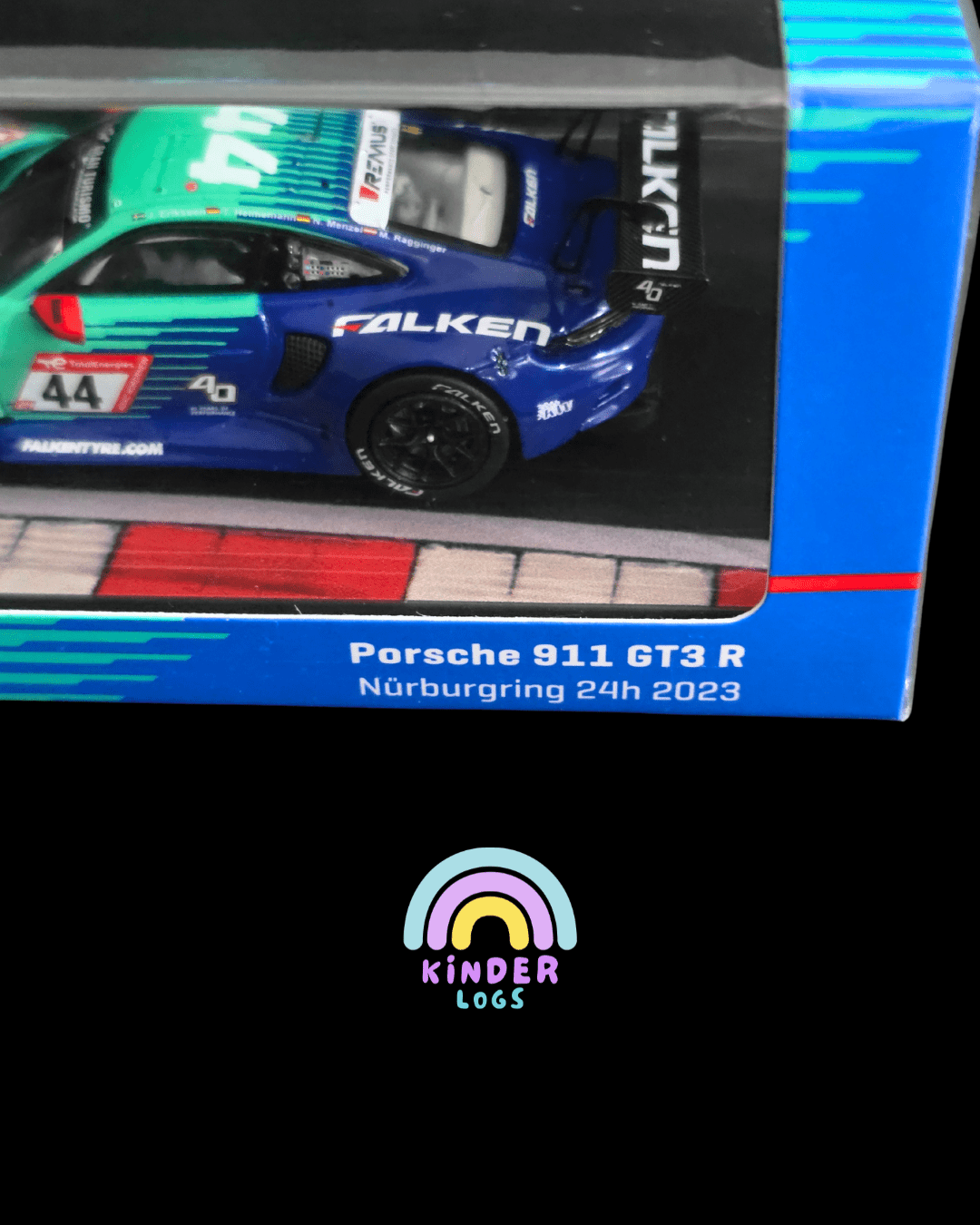 Tarmac Works Porsche 911 GT3 R - Nurburgring 24h 2023 (Sealed Box) - Kinder Logs