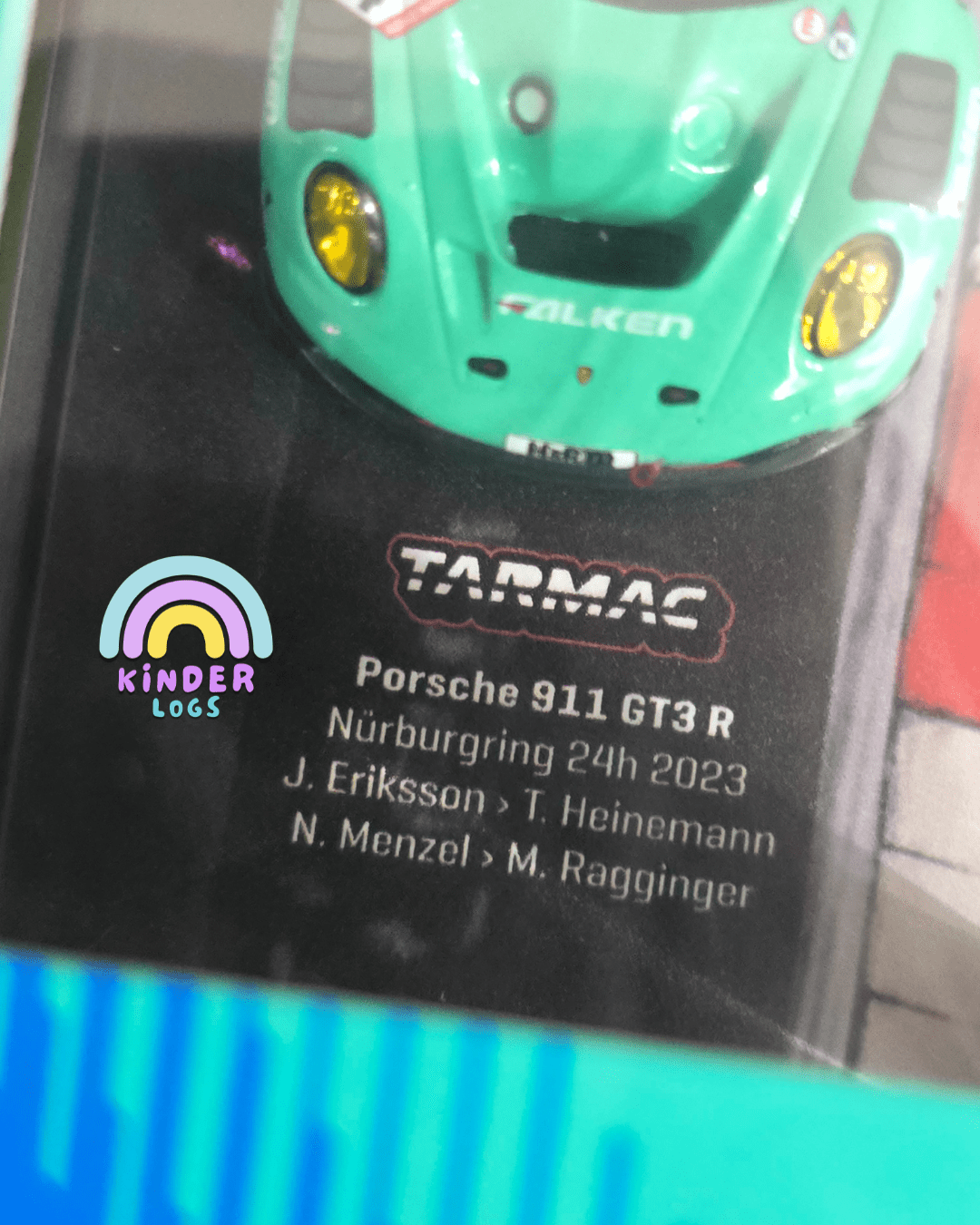 Tarmac Works Porsche 911 GT3 R - Nurburgring 24h 2023 (Sealed Box) - Kinder Logs