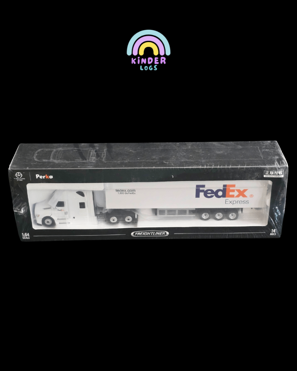 Time Micro Freightliner FedEx Truck - Kinder Logs