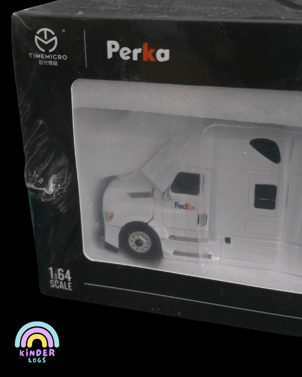 Time Micro Freightliner FedEx Truck - Kinder Logs