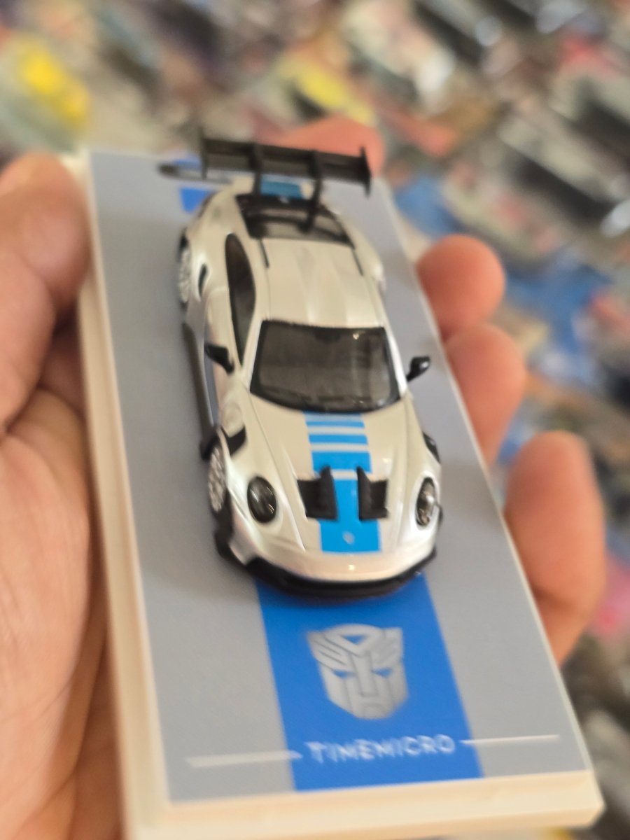 Time Micro Porsche 992 GT3 RS Transformers Mirage Limited Edition - Kinder Logs