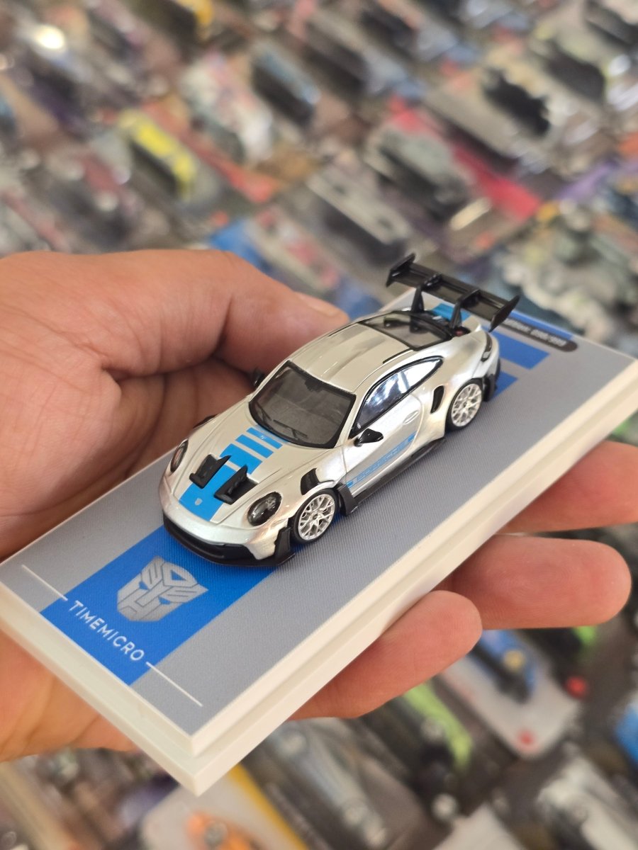 Time Micro Porsche 992 GT3 RS Transformers Mirage Limited Edition - Kinder Logs