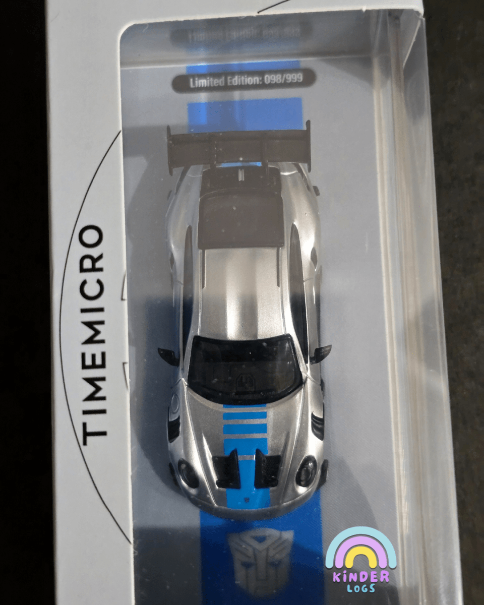 Time Micro Porsche 992 GT3 RS Transformers Mirage Limited Edition - Kinder Logs