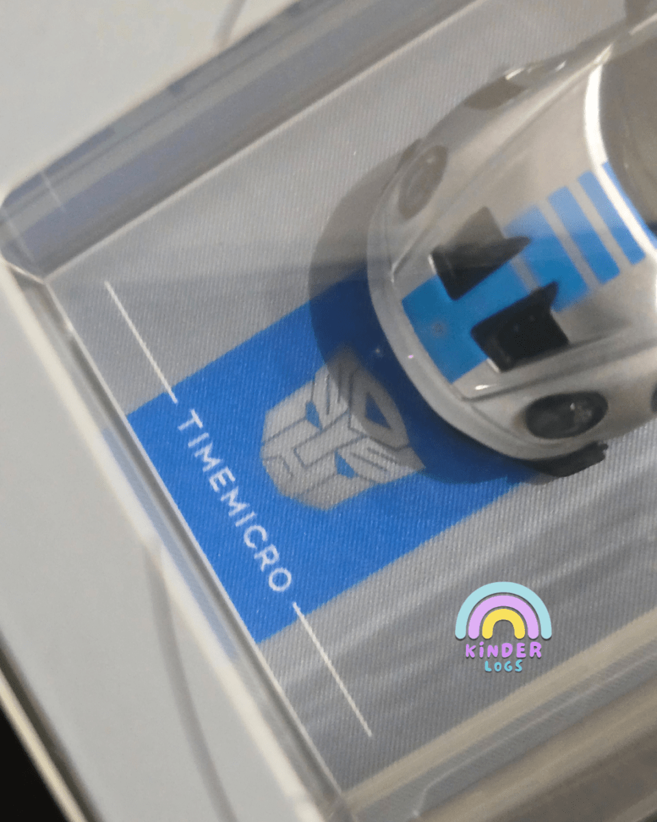 Time Micro Porsche 992 GT3 RS Transformers Mirage Limited Edition - Kinder Logs