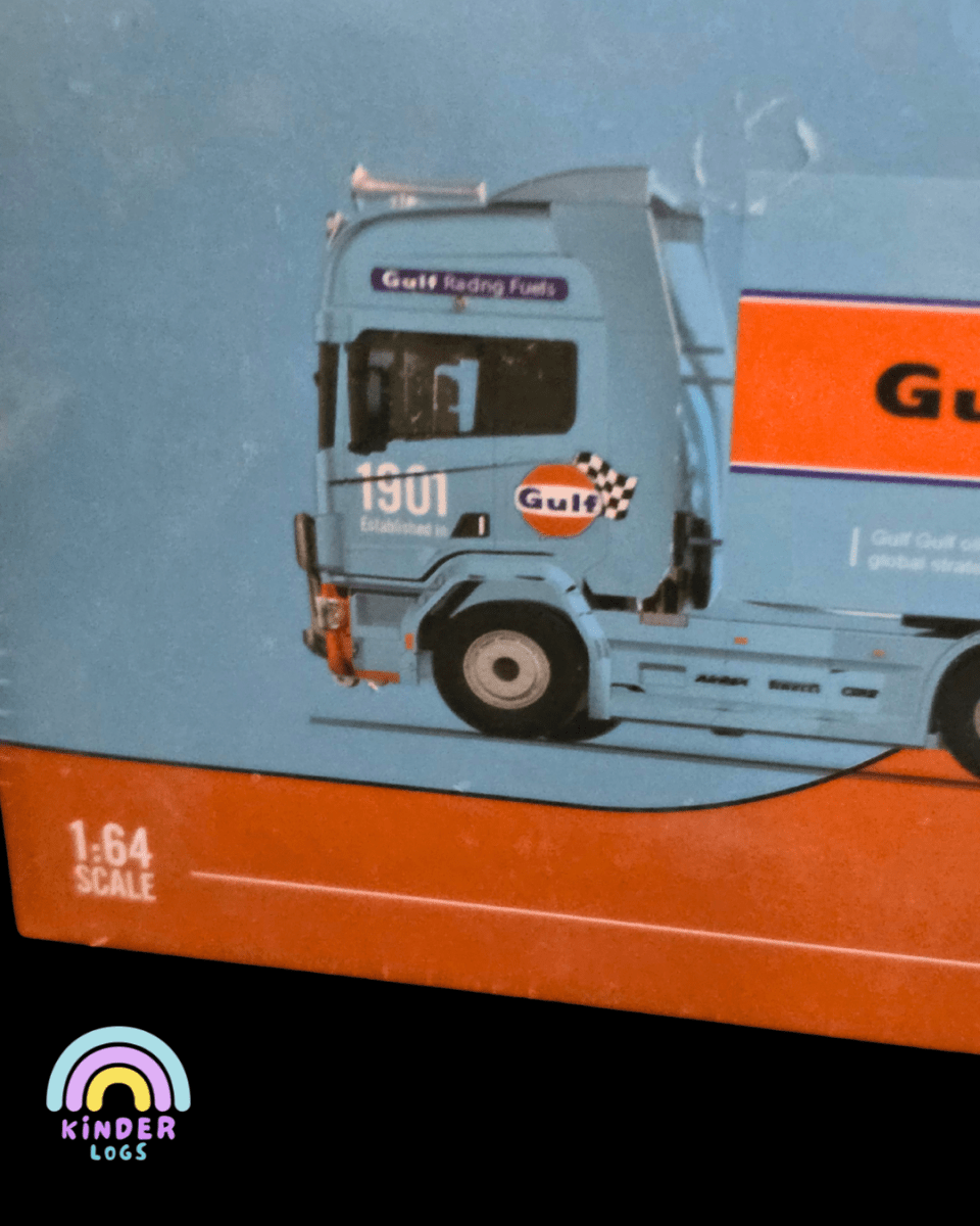 Time Micro Scania Truck - Gulf 1901 Edition - Kinder Logs