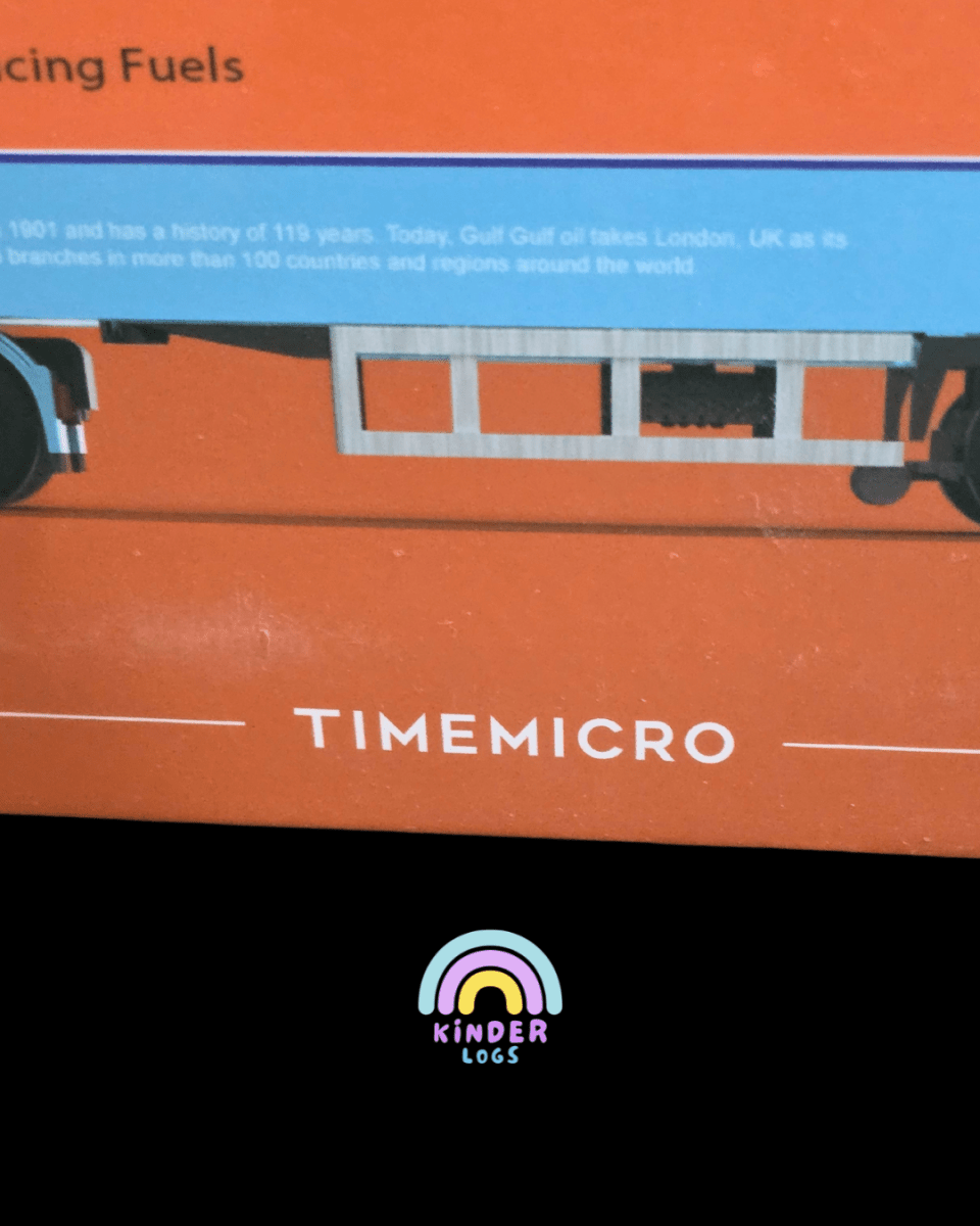 Time Micro Scania Truck - Gulf 1901 Edition - Kinder Logs