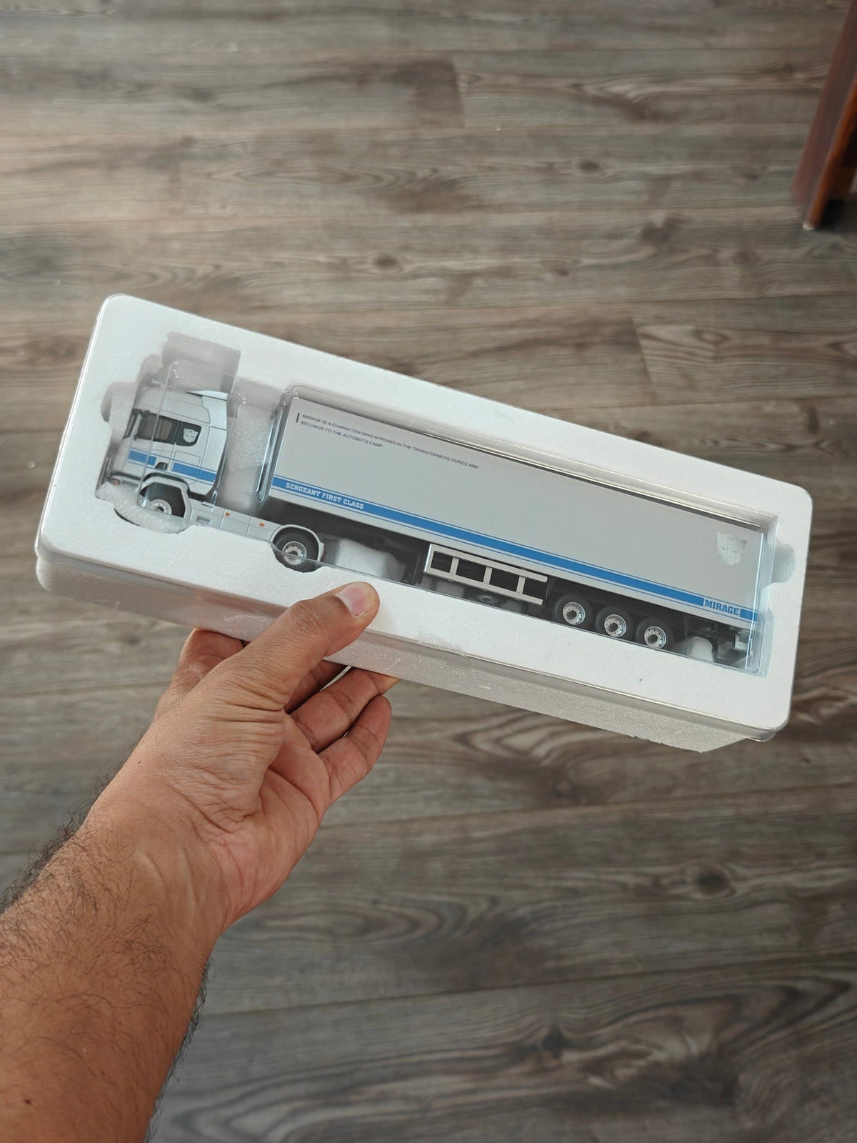 Time Micro Scania Truck - Transformers Mirage Edition (Pre-Owned) - Kinder Logs