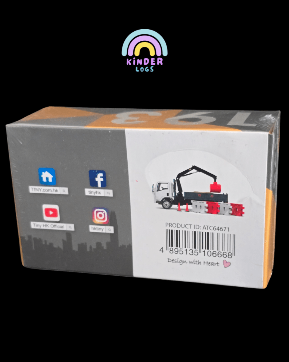 Tiny City Isuzu N Series Grab Lorry Truck - Kinder Logs