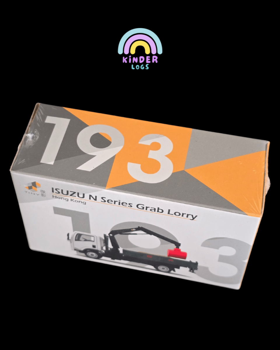Tiny City Isuzu N Series Grab Lorry Truck - Kinder Logs