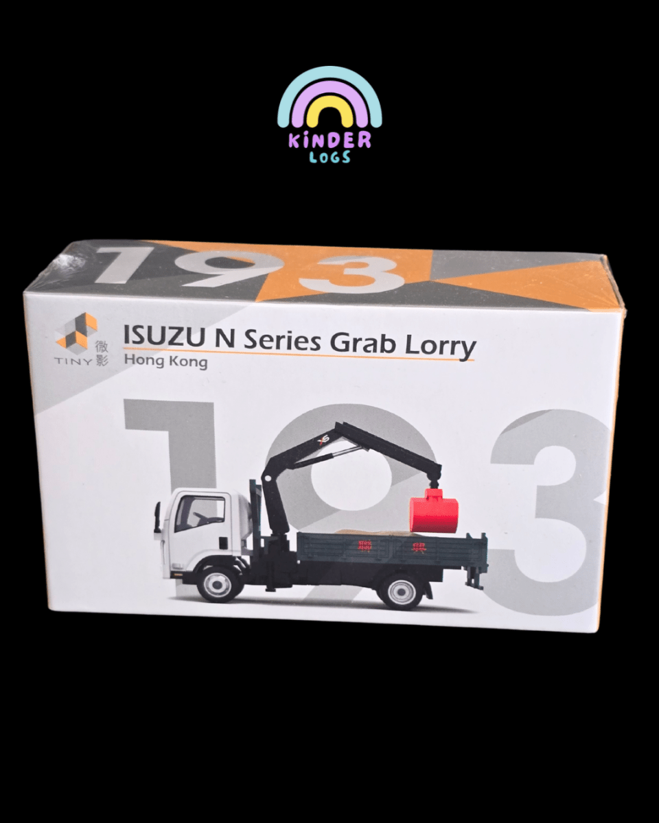 Tiny City Isuzu N Series Grab Lorry Truck - Kinder Logs