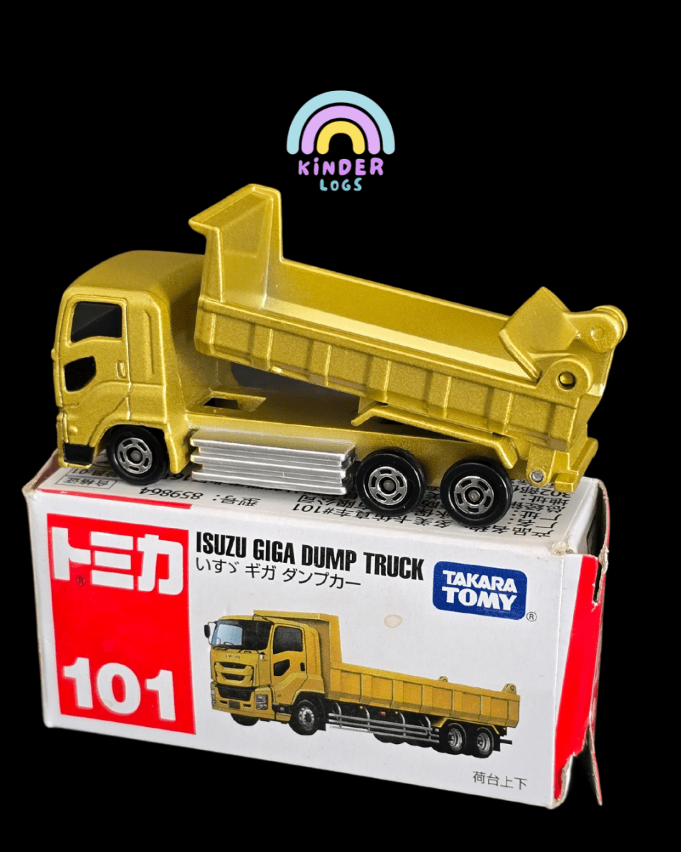Tomica Isuzu Giga Dump Truck (Model No 101) - Open Box - Kinder Logs