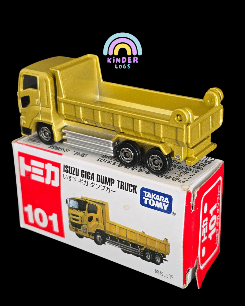 Tomica Isuzu Giga Dump Truck (Model No 101) - Open Box - Kinder Logs