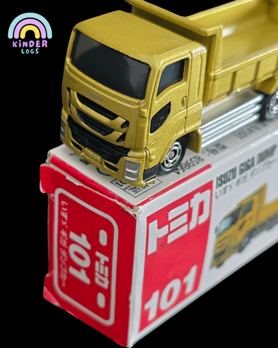 Tomica Isuzu Giga Dump Truck (Model No 101) - Open Box - Kinder Logs