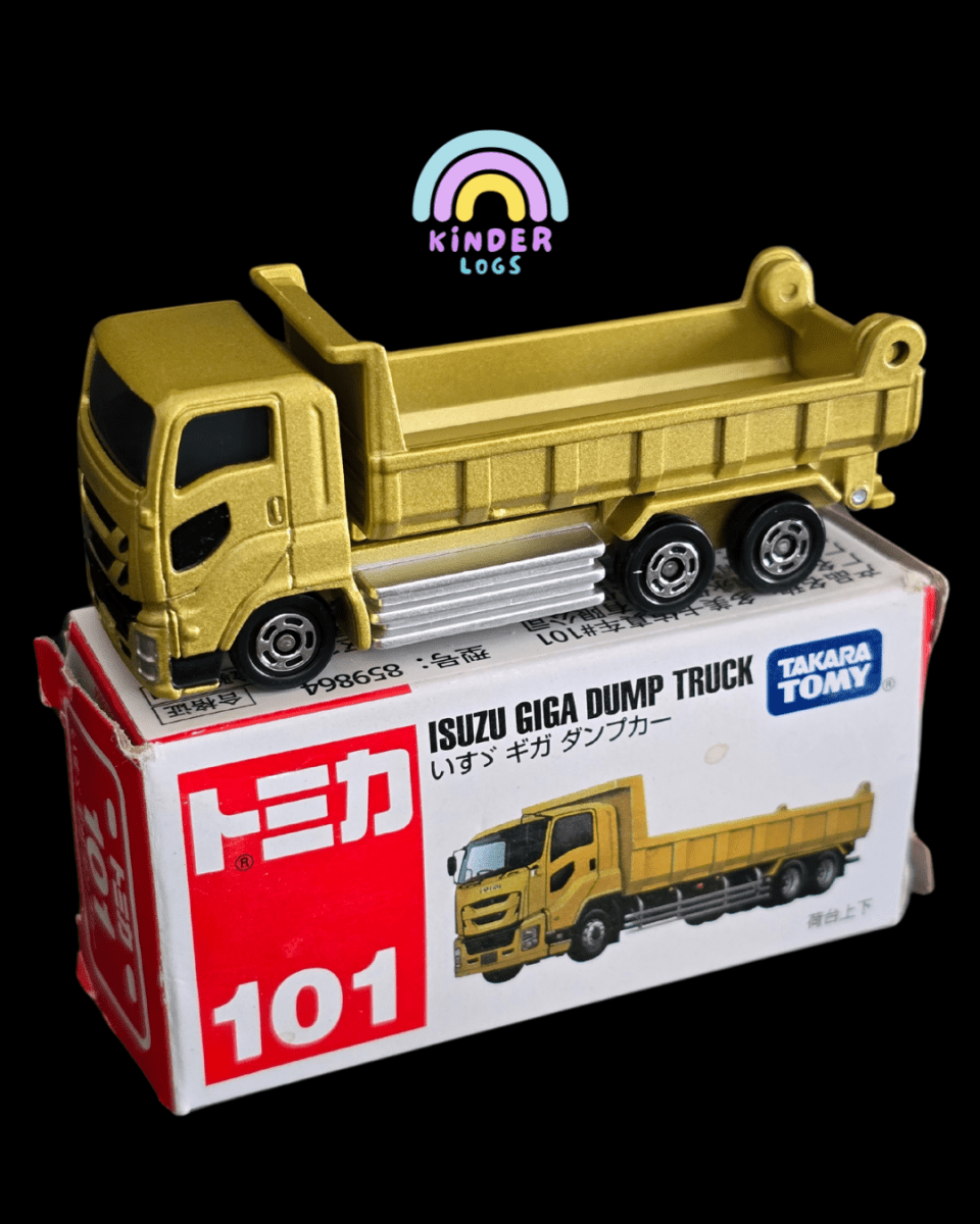 Tomica Isuzu Giga Dump Truck (Model No 101) - Open Box - Kinder Logs