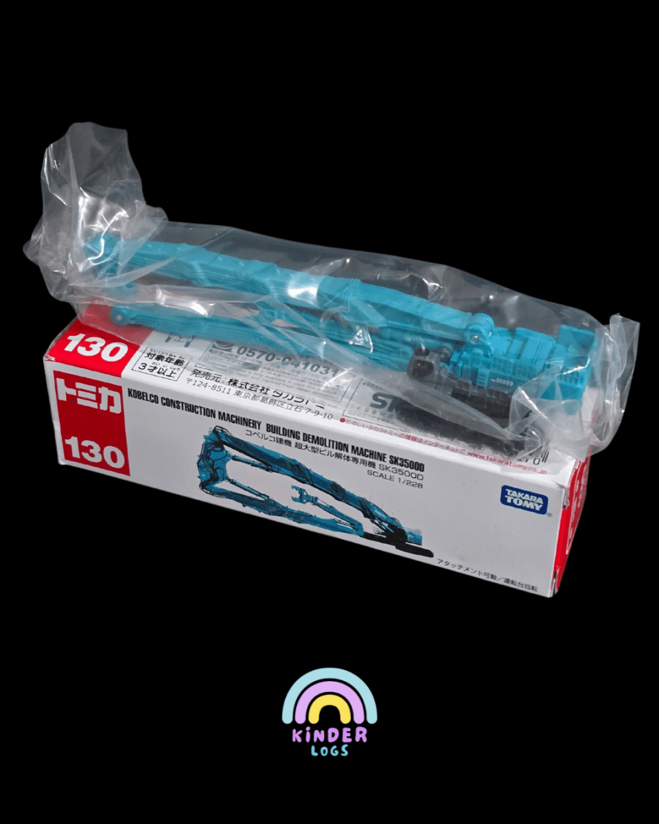 Tomica Kobelco Construction Machinery (Building Demolition Machine SK3500D) - Kinder Logs