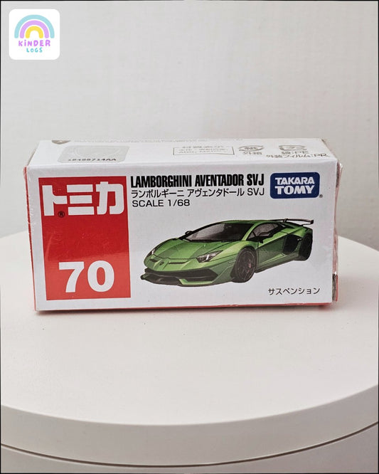 Tomica Lamborghini Aventador SVJ (Model No. 70) - Kinder Logs
