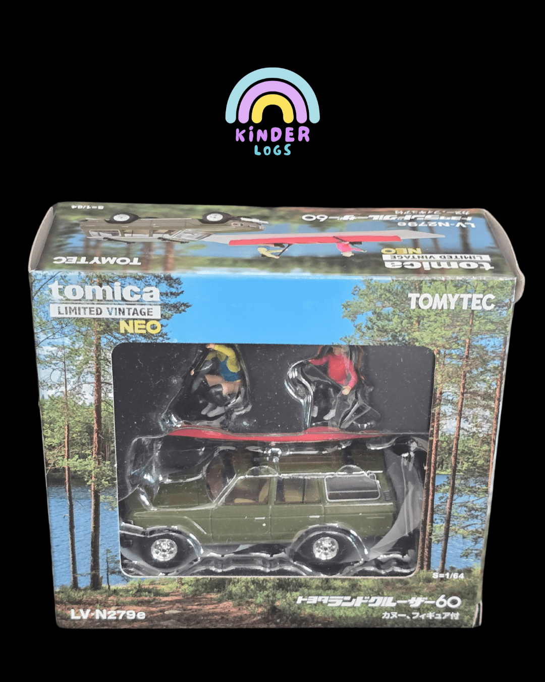 Tomytec Tomica Limited Vintage Neo Toyota Land Cruiser 60 (LV - N279e) - Kinder Logs