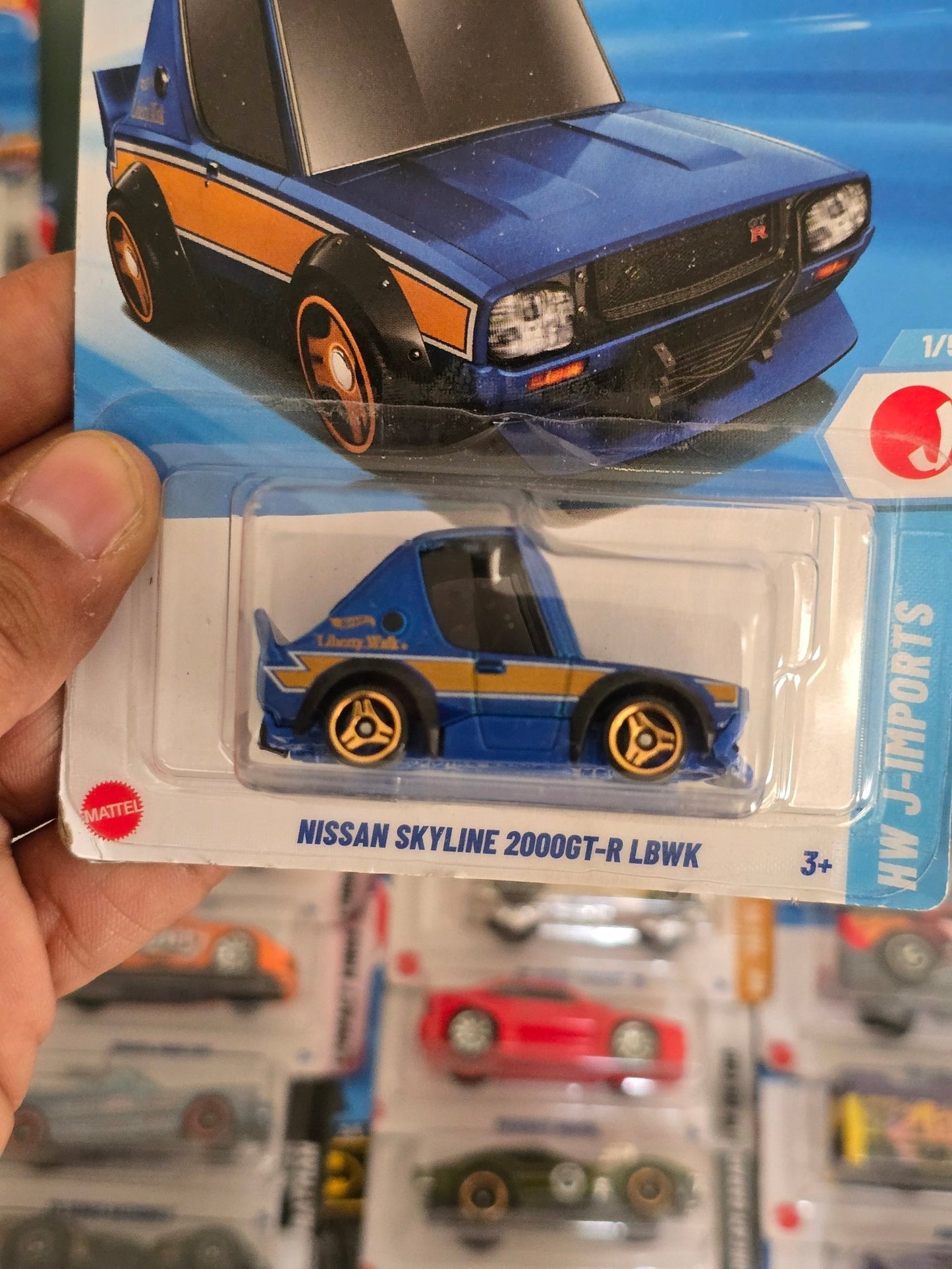 Tooned Hot Wheels Nissan Skyline 2000 GT - R LBWK (Imported) - Kinder Logs