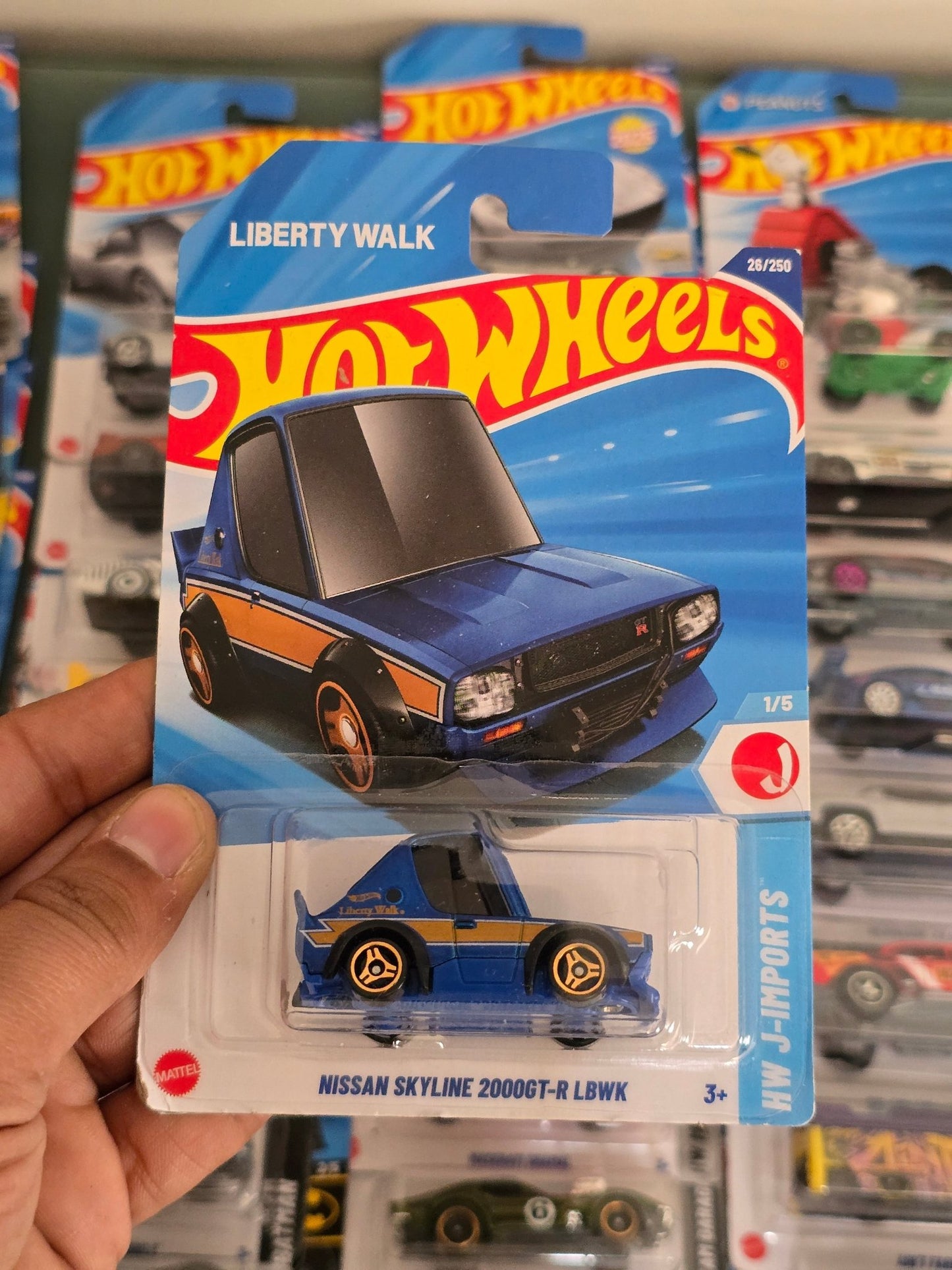Tooned Hot Wheels Nissan Skyline 2000 GT - R LBWK (Imported) - Kinder Logs