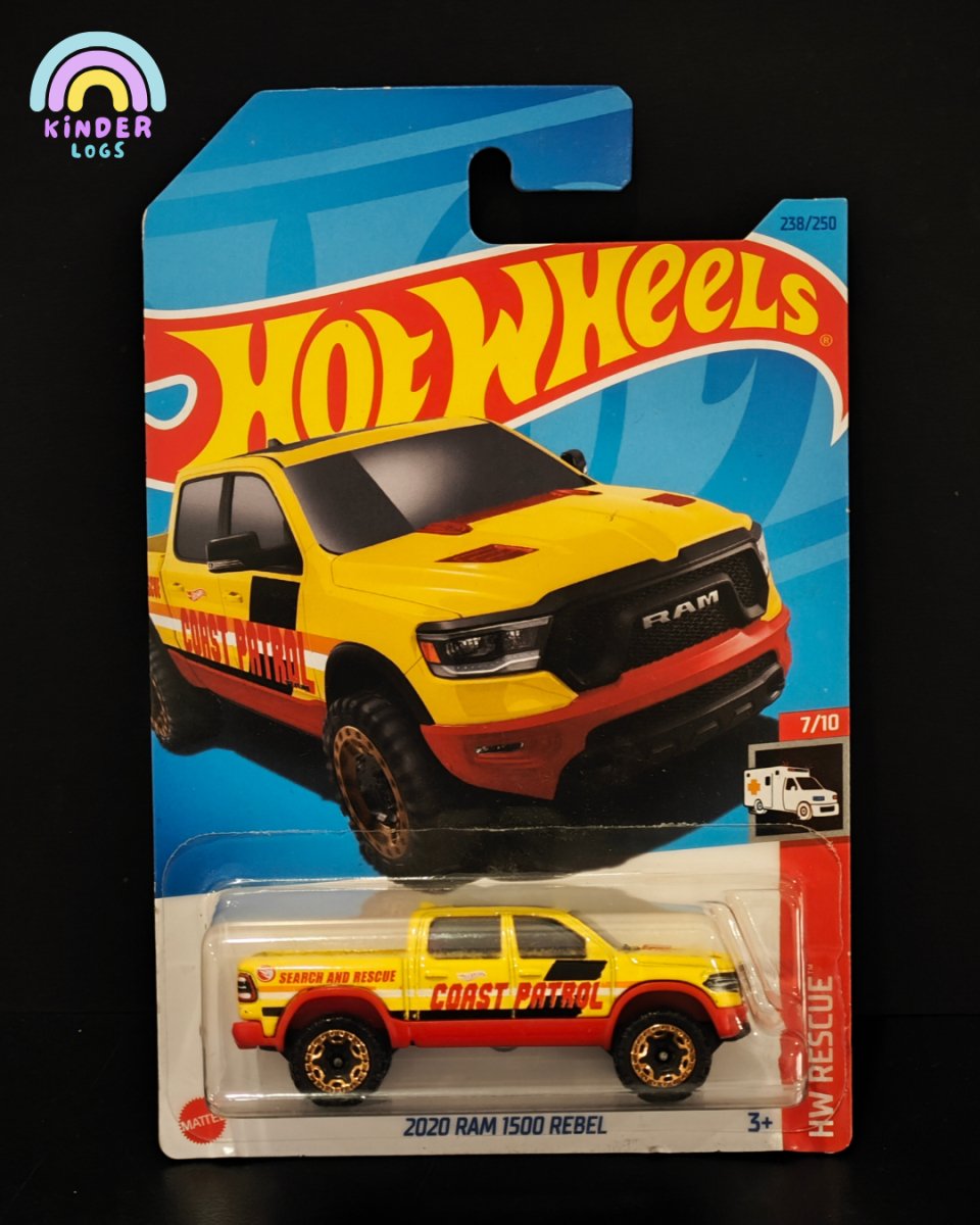 Treasure Hunt Hot Wheels 2020 RAM 1500 Rebel - Kinder Logs