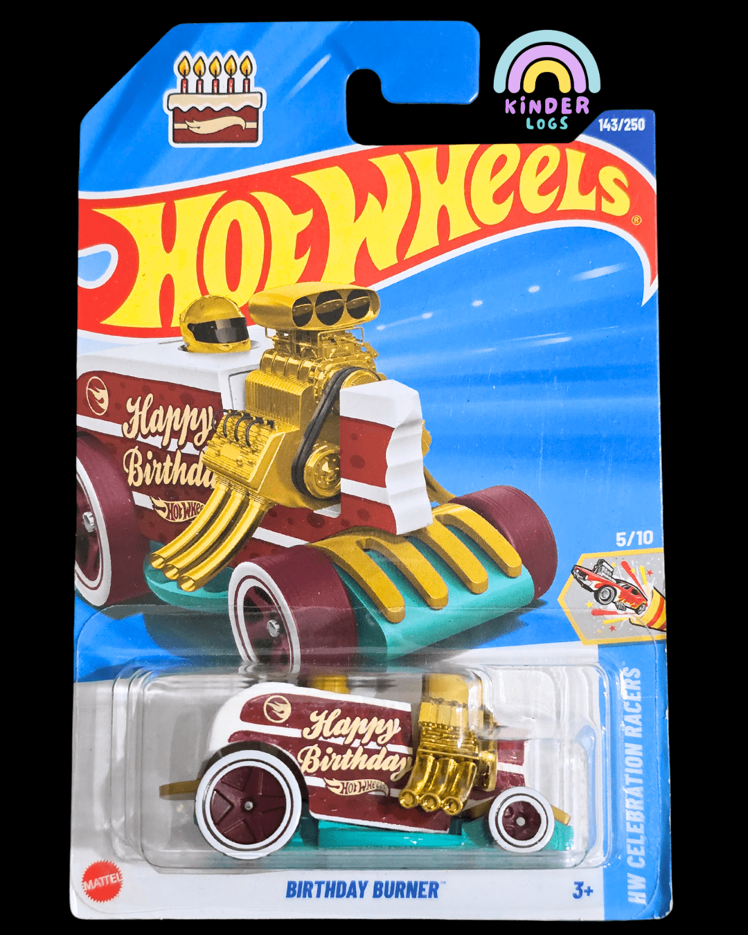 Treasure Hunt Hot Wheels Birthday Burner (Imported) - Kinder Logs