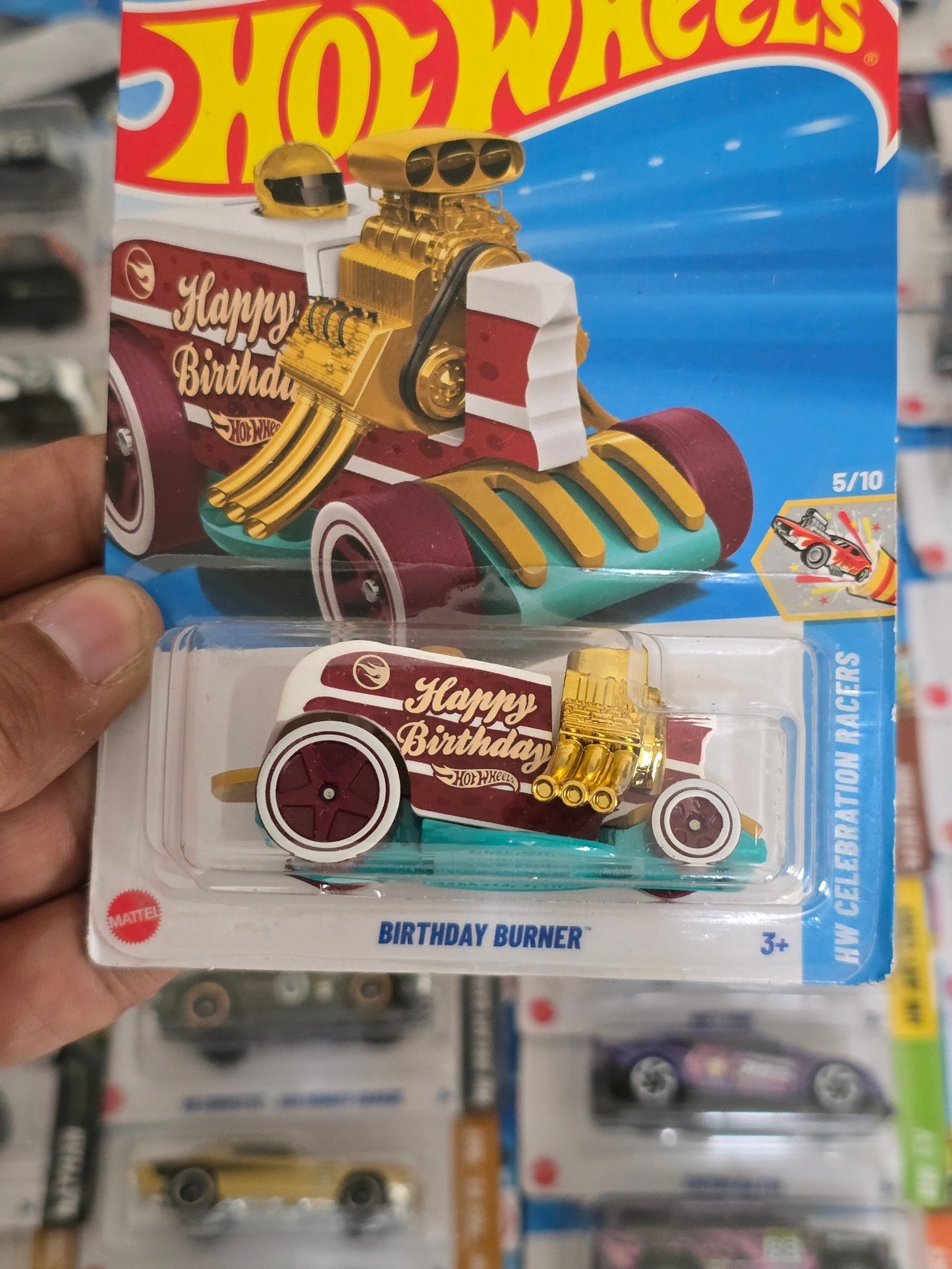 Treasure Hunt Hot Wheels Birthday Burner (Imported) - Kinder Logs