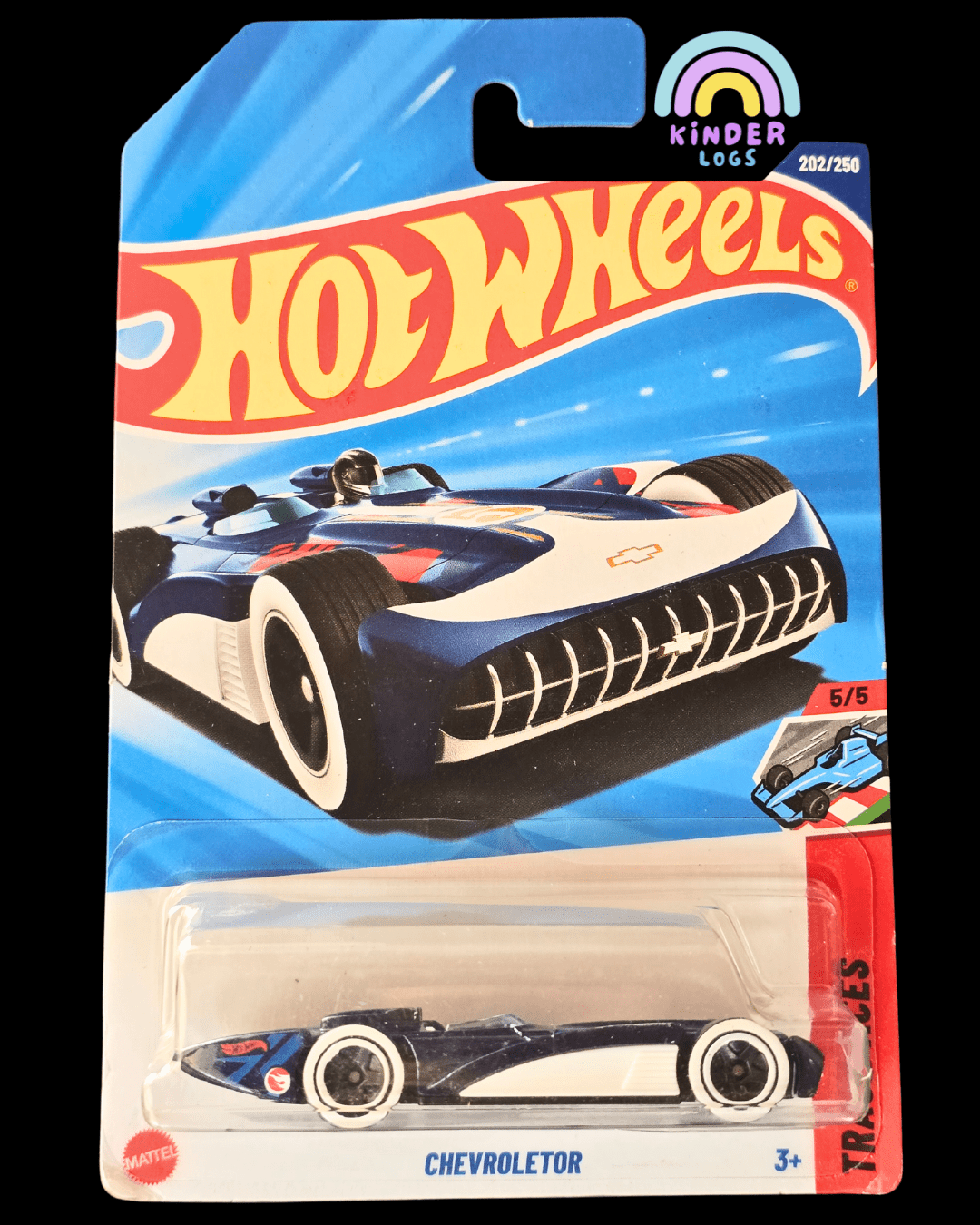Treasure Hunt Hot Wheels Chevroletor (Carded) - Kinder Logs