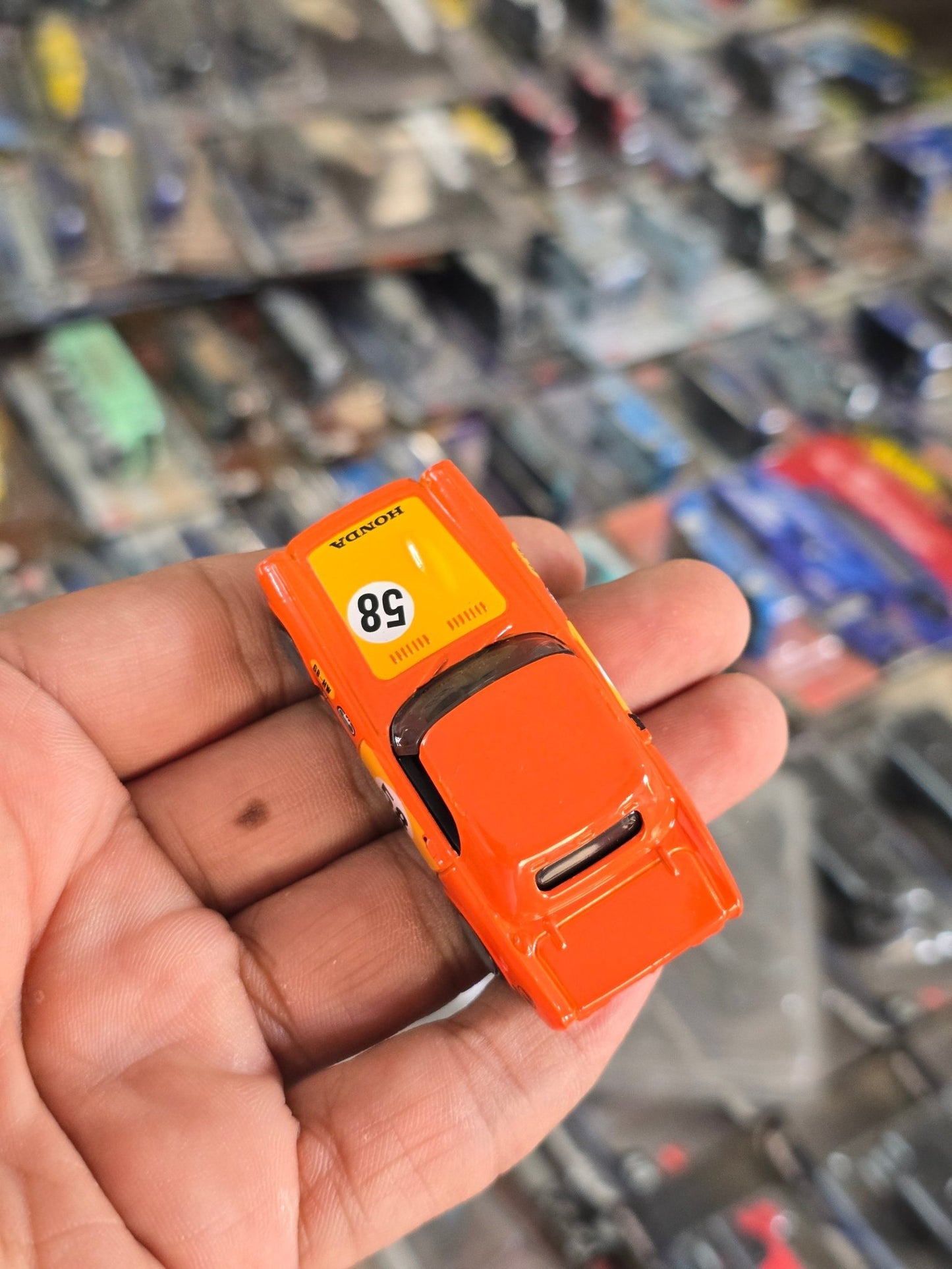 Treasure Hunt Hot Wheels Honda S800 Racing (Uncarded) - Kinder Logs