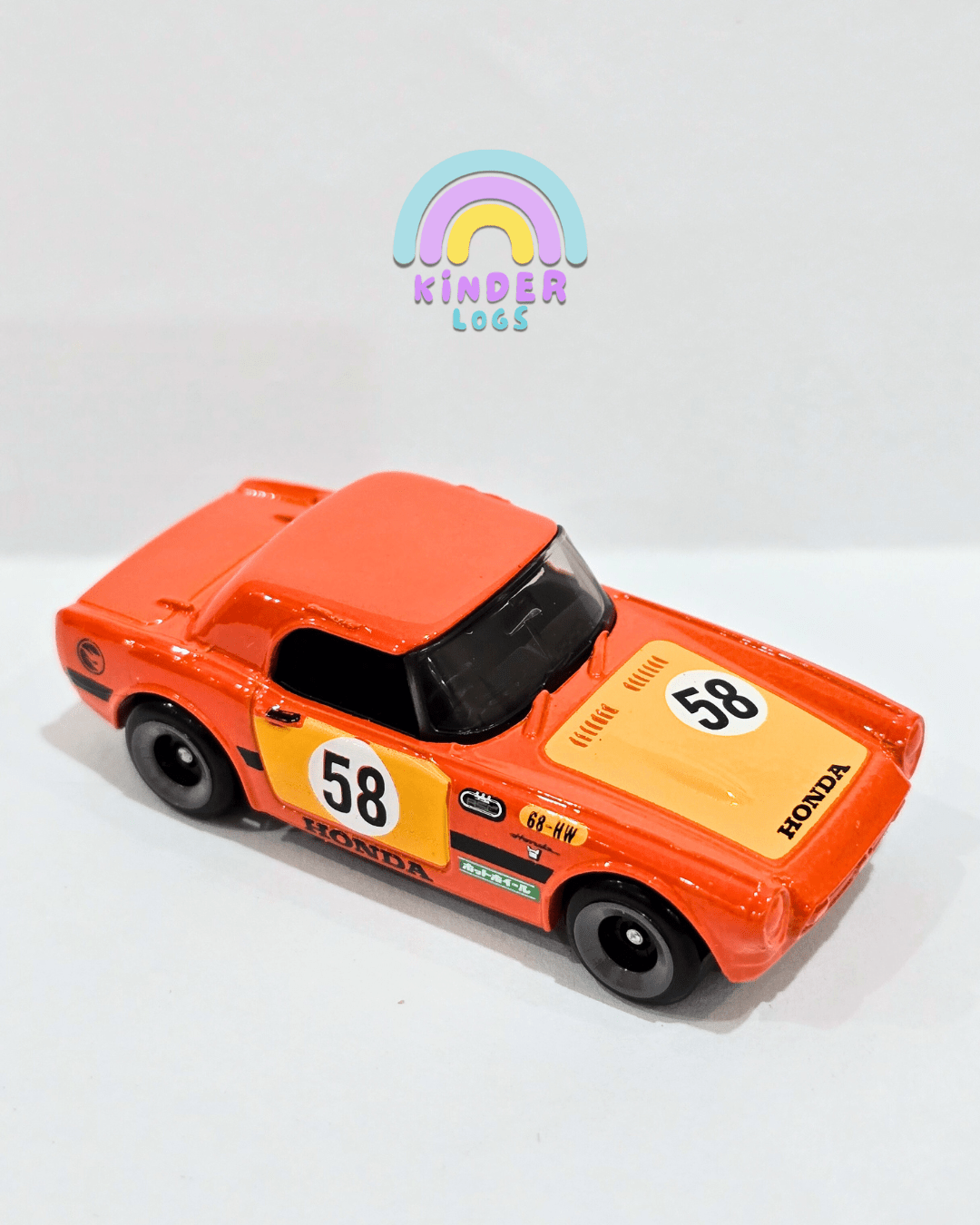 Treasure Hunt Hot Wheels Honda S800 Racing (Uncarded) - Kinder Logs
