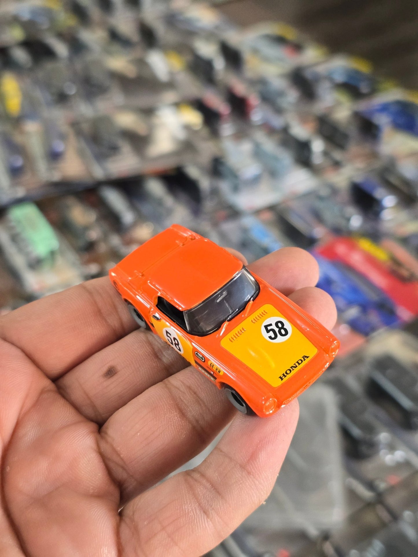 Treasure Hunt Hot Wheels Honda S800 Racing (Uncarded) - Kinder Logs