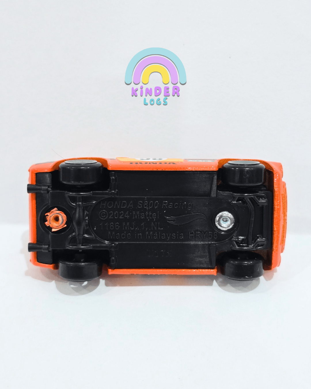 Treasure Hunt Hot Wheels Honda S800 Racing (Uncarded) - Kinder Logs