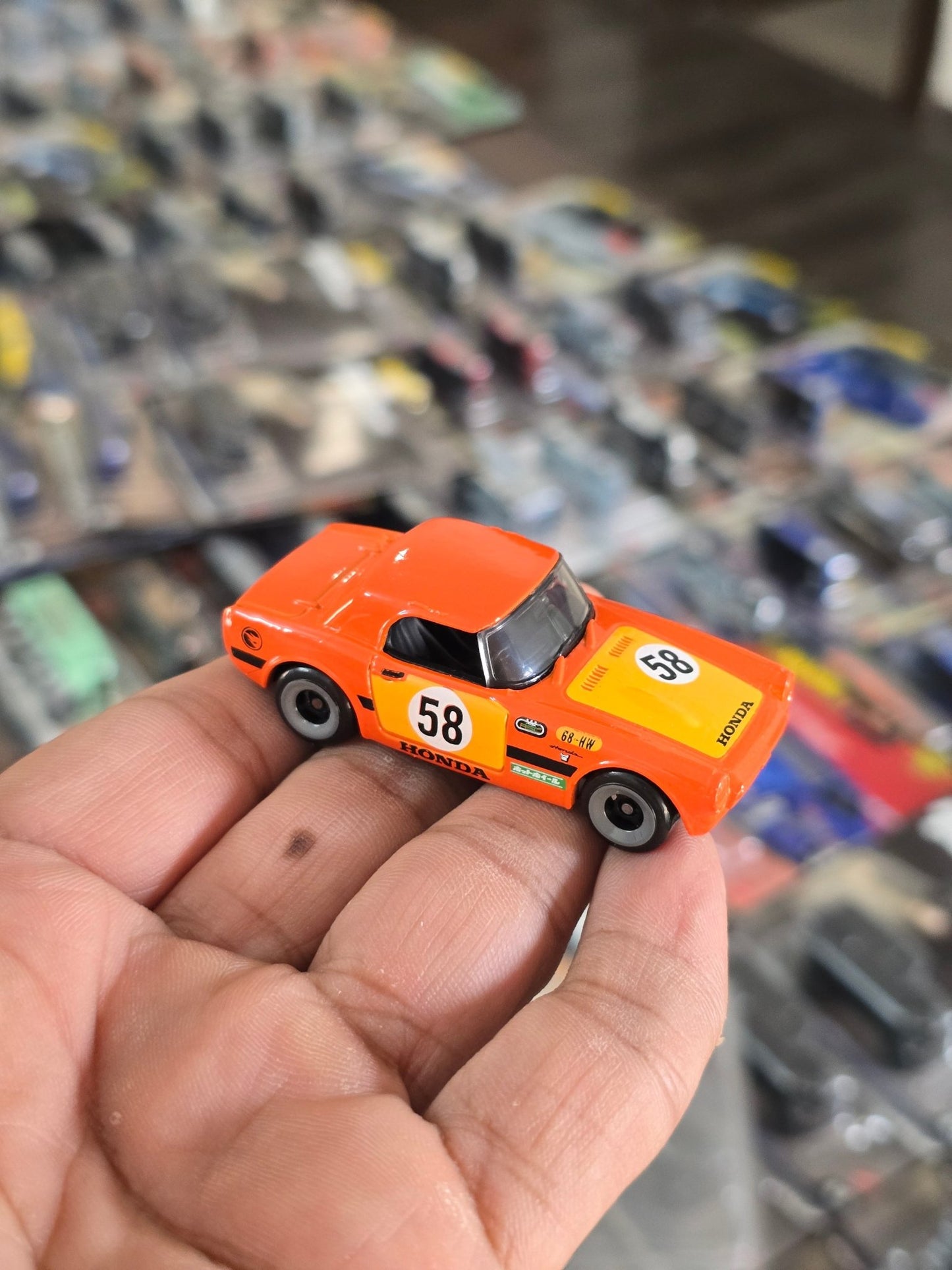 Treasure Hunt Hot Wheels Honda S800 Racing (Uncarded) - Kinder Logs