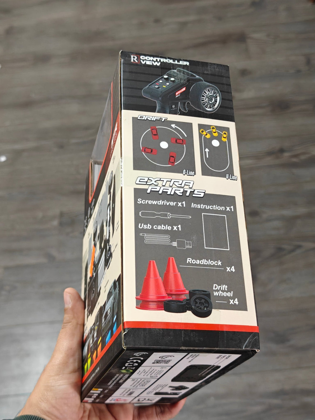 Whoosh 1:43 Mercedes Drift RC Car - 25 KMPH Speed (Black) - Kinder Logs