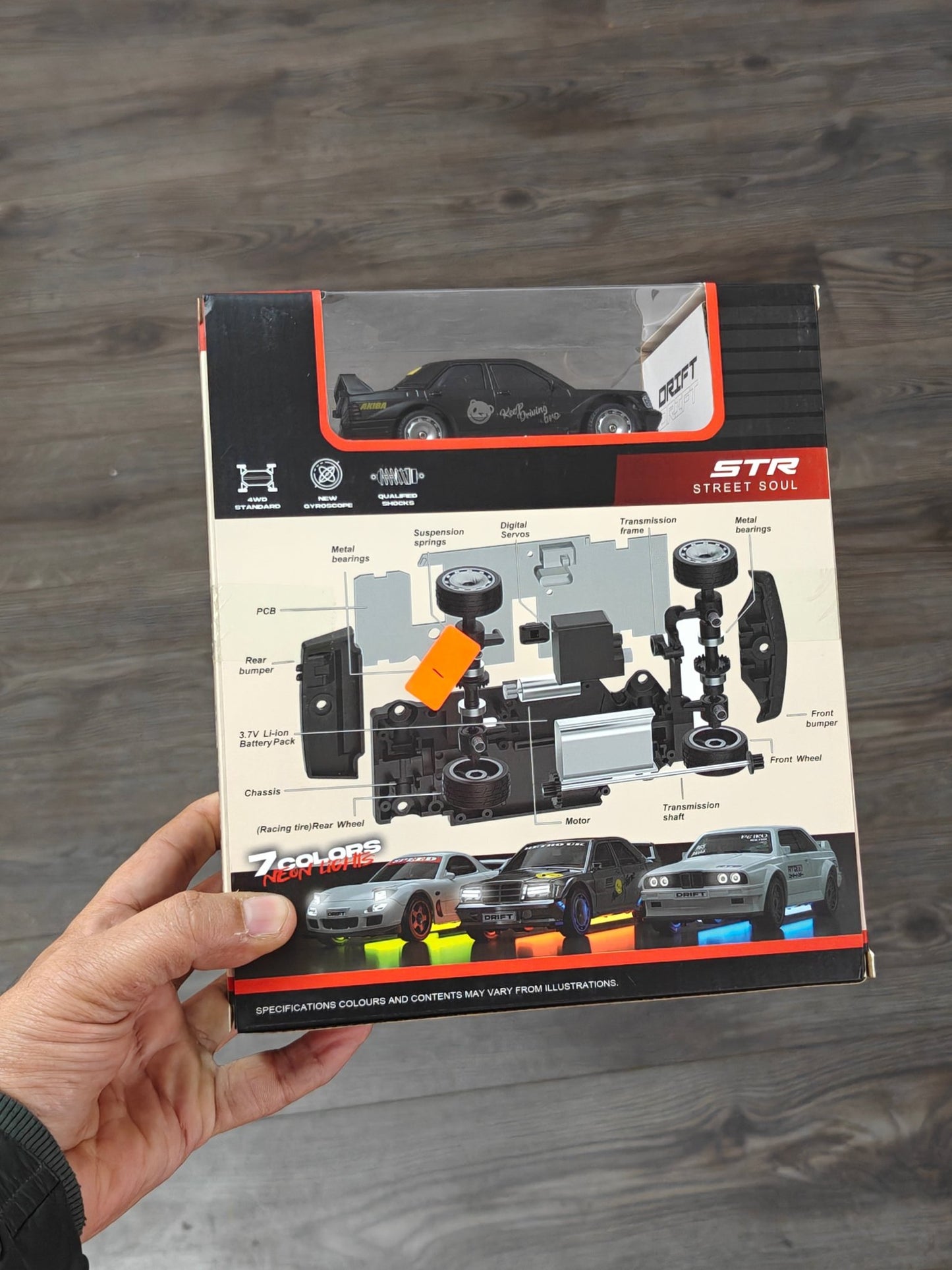 Whoosh 1:43 Mercedes Drift RC Car - 25 KMPH Speed (Black) - Kinder Logs