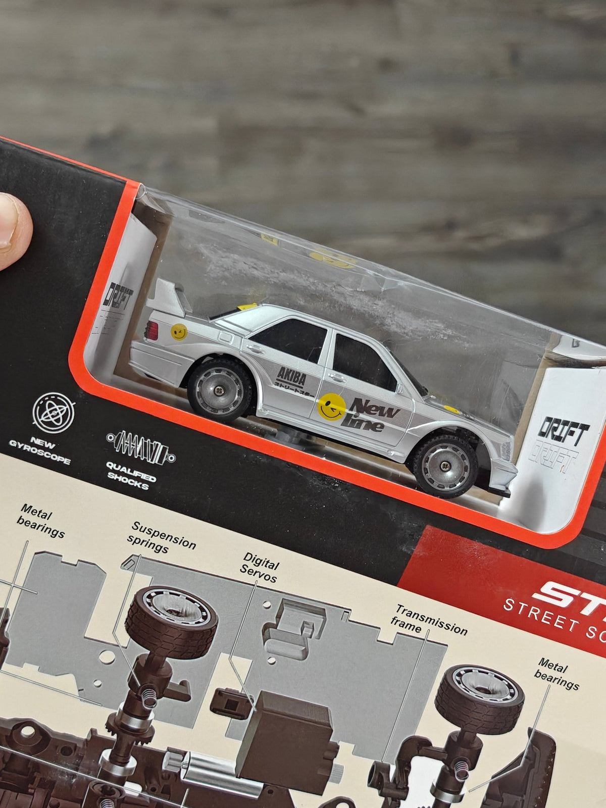 Whoosh 1:43 Mercedes Drift RC Car - 25 KMPH Speed (Silver) - Kinder Logs