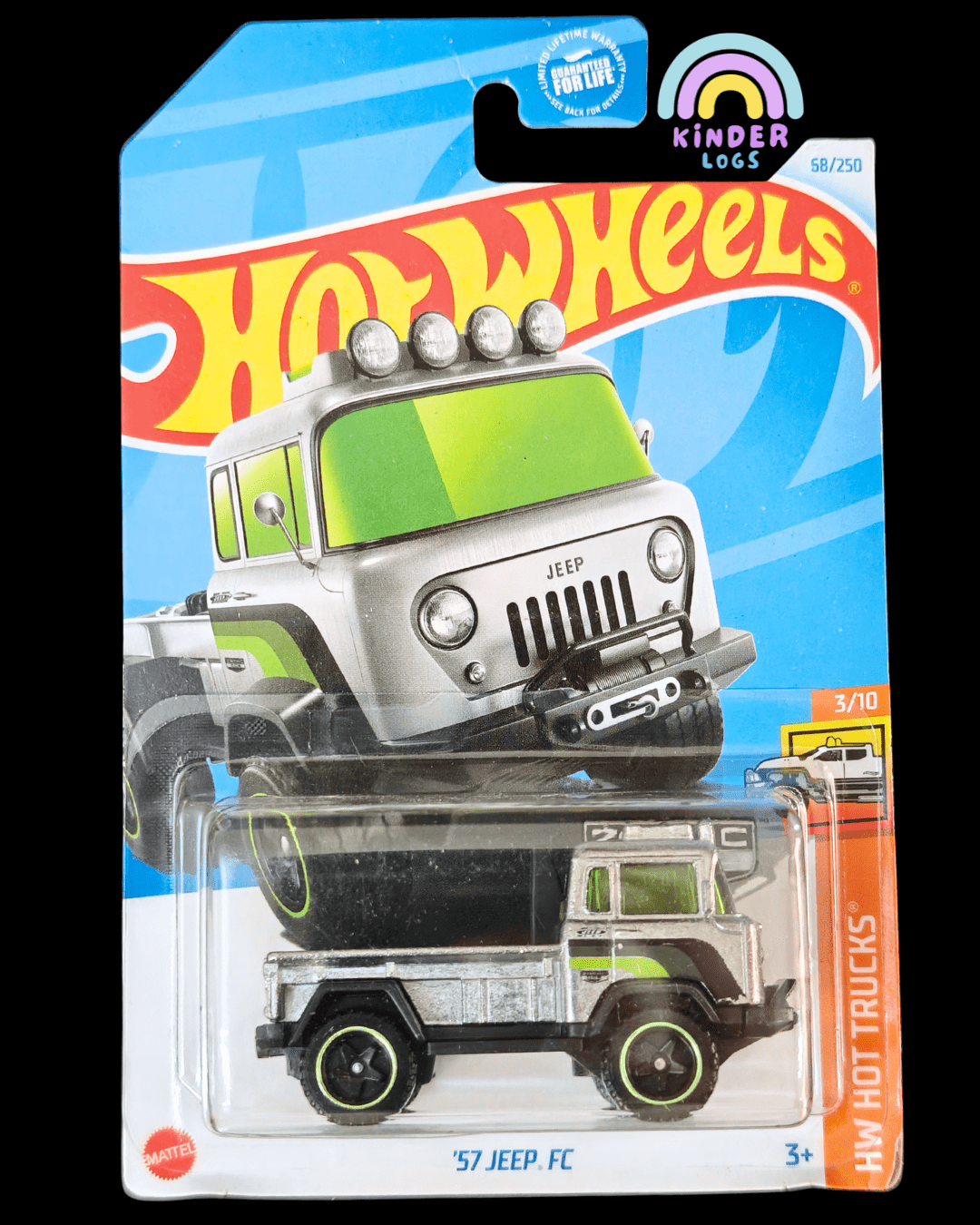 ZAMAC Hot Wheels 1957 Jeep FC (Imported) - Kinder Logs
