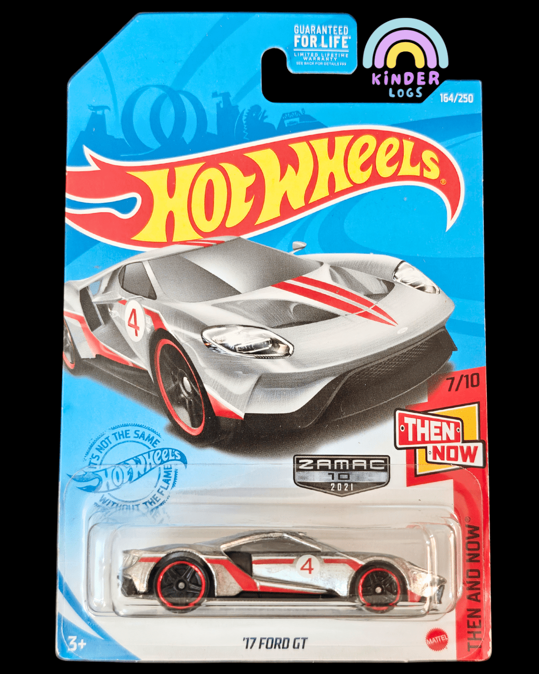 ZAMAC Hot Wheels 2017 Ford GT (Imported) - Kinder Logs
